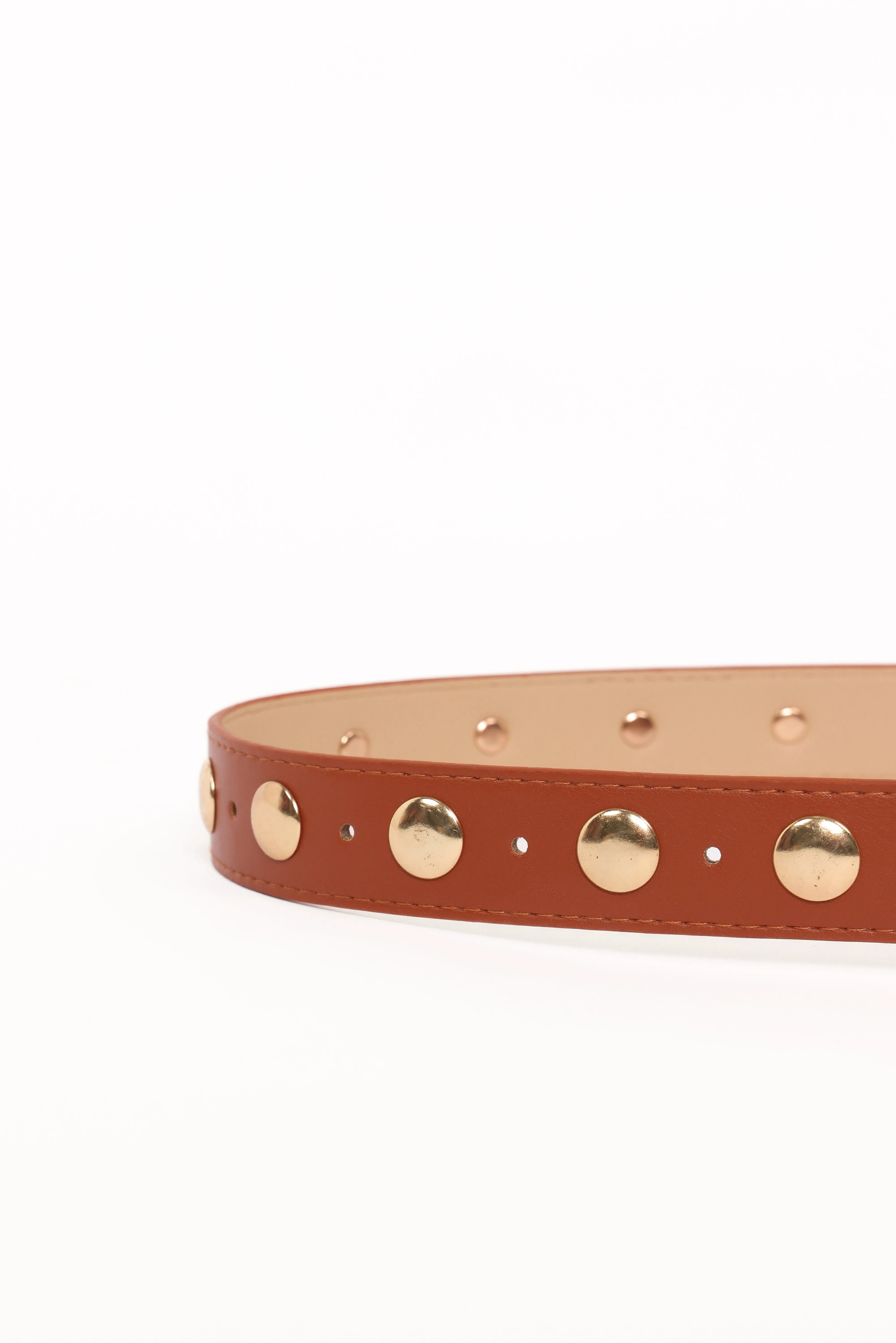 Dallas Studded Belt - Tan sold by Petal & Pup product image thumbnail 3