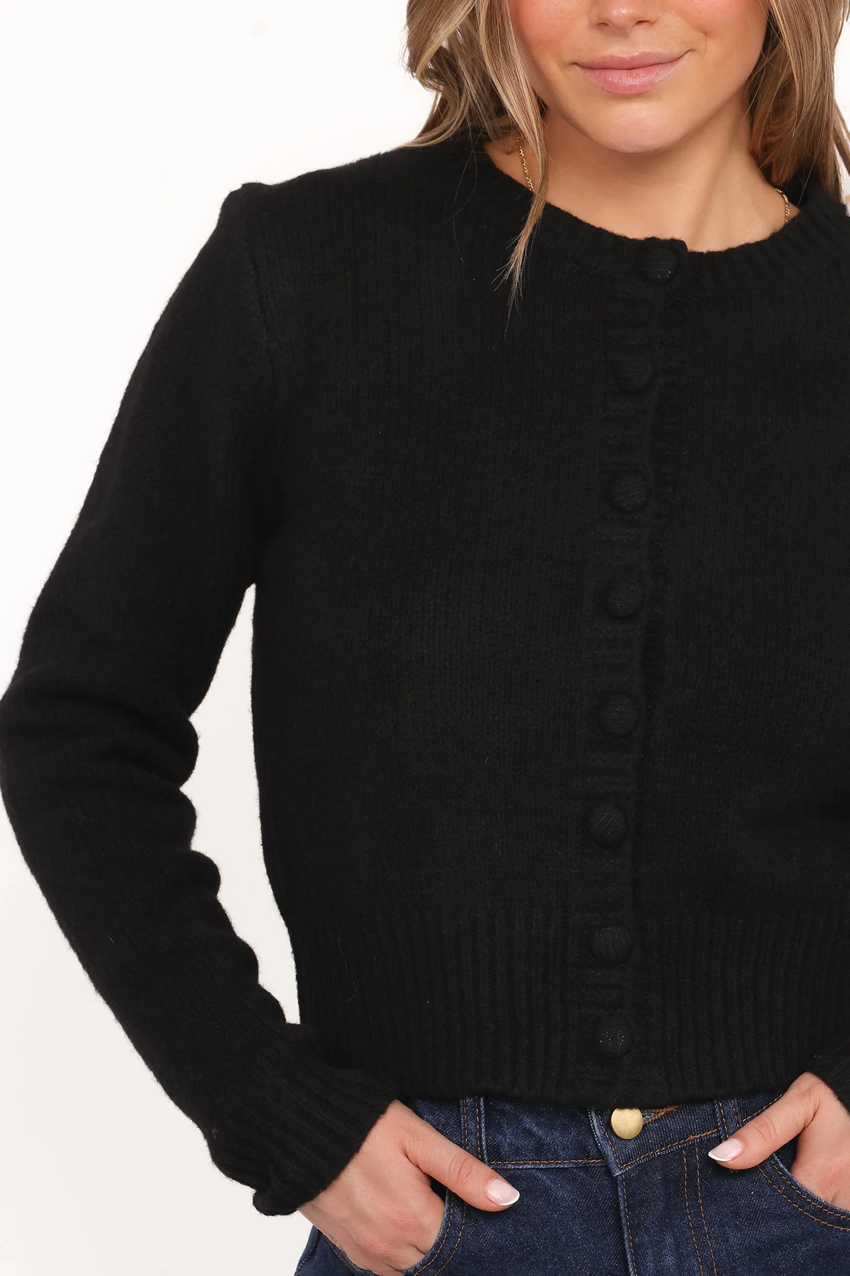 Kanie Knit Cardigan - Black sold by Petal & Pup product image thumbnail 2