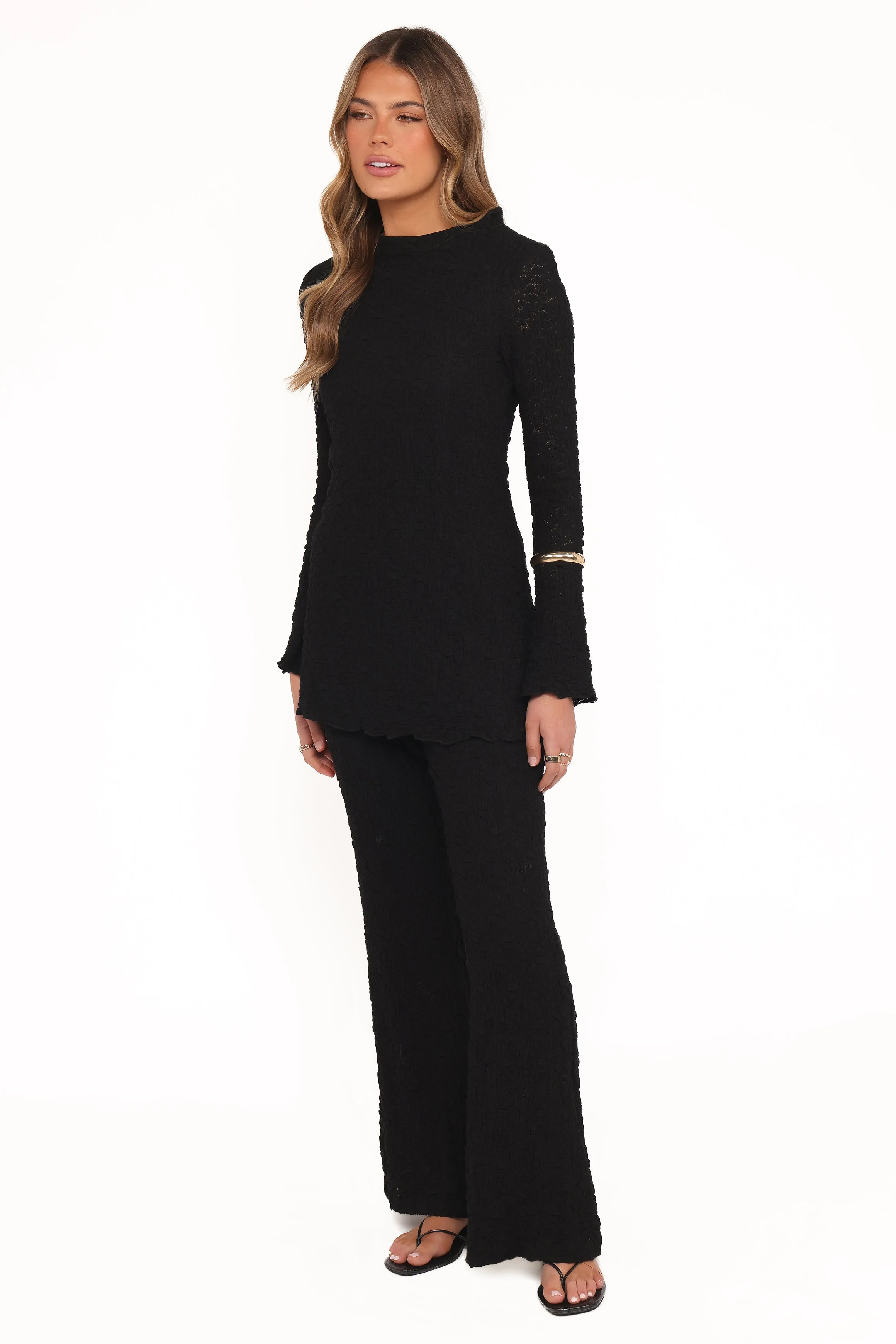 Gracie Lace Pant Set - Black sold by Petal & Pup product image thumbnail 3
