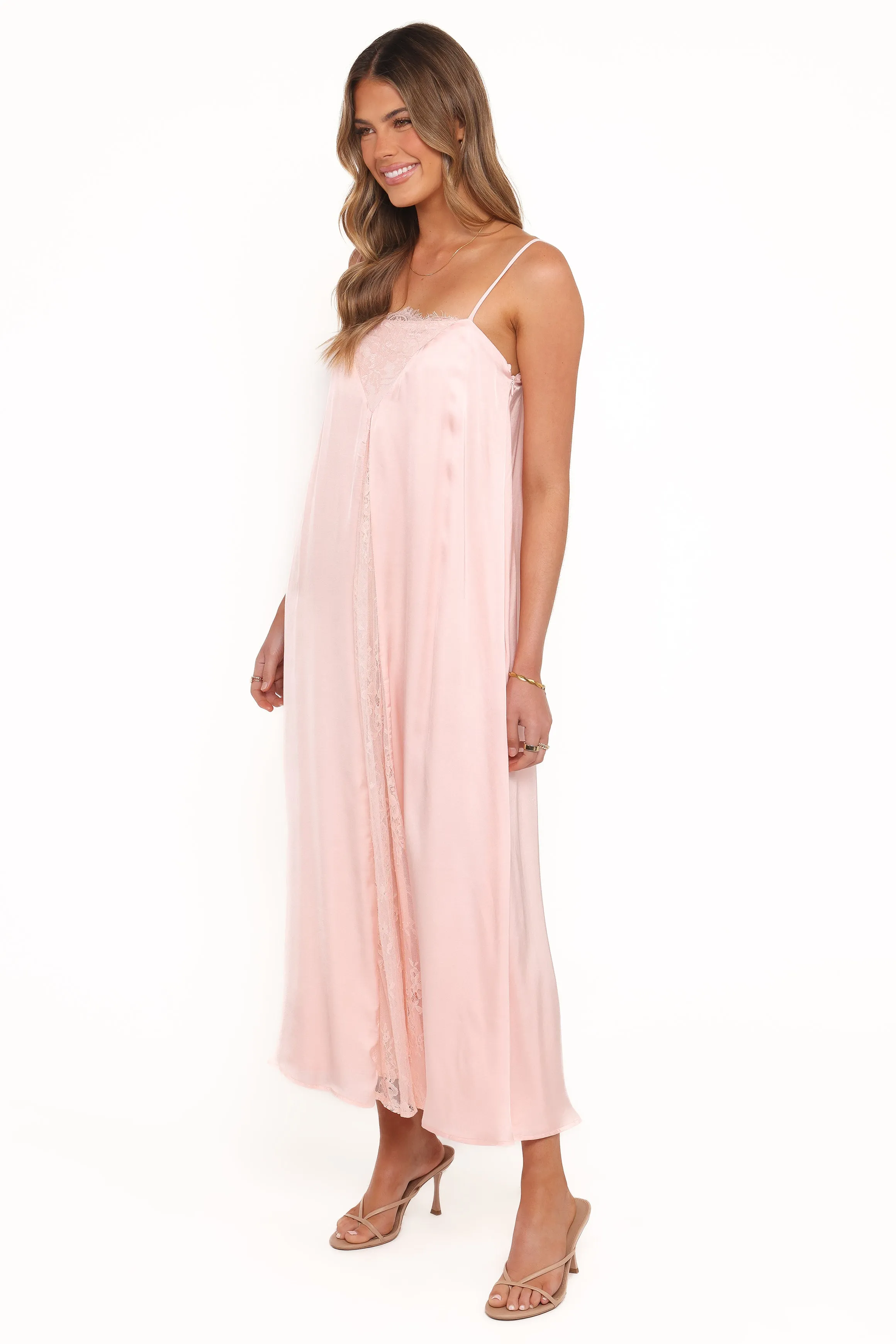 Halsey Midi Dress - Pink sold by Petal & Pup product image thumbnail 3