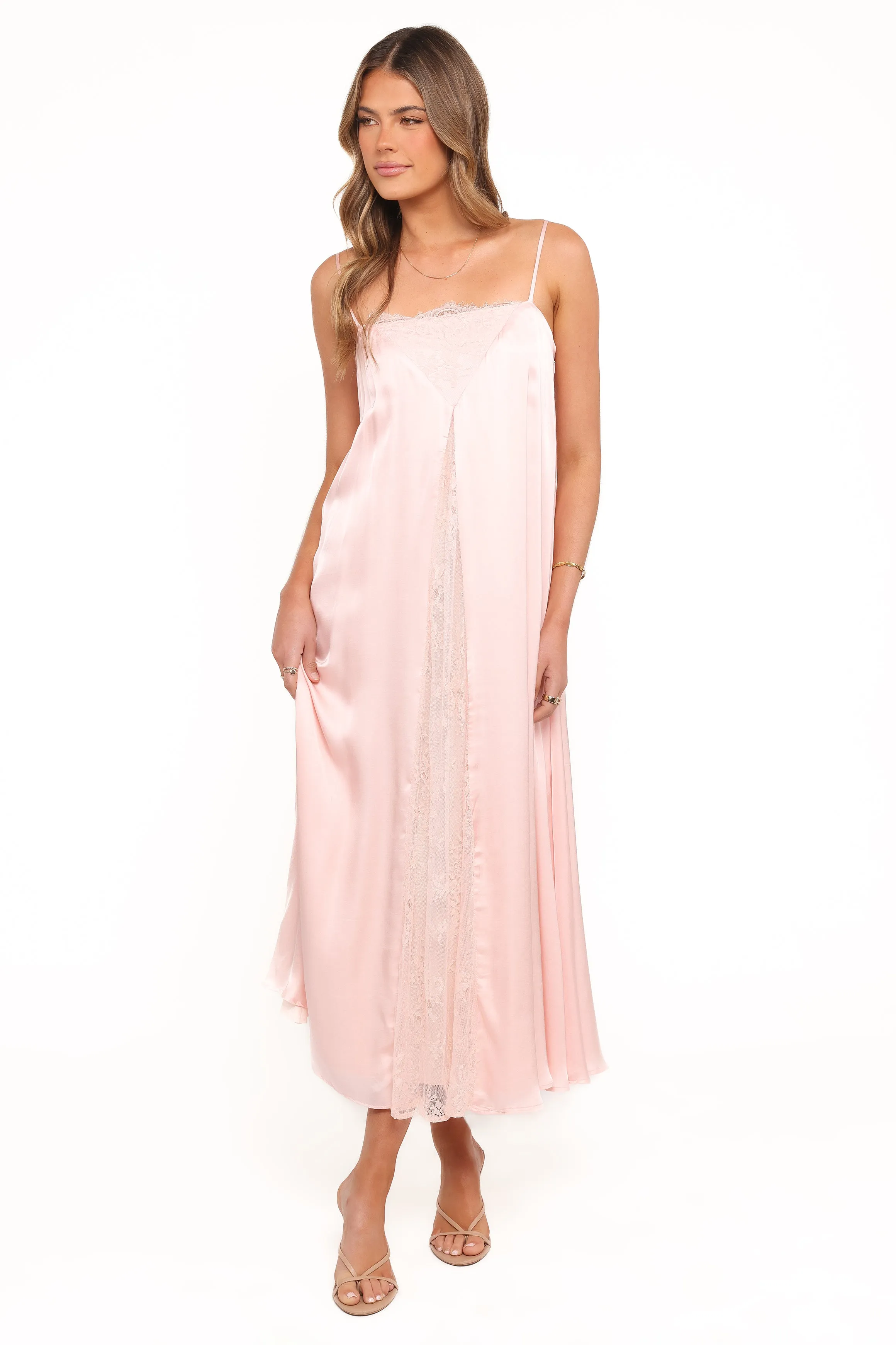 Halsey Midi Dress - Pink sold by Petal & Pup product image thumbnail 5