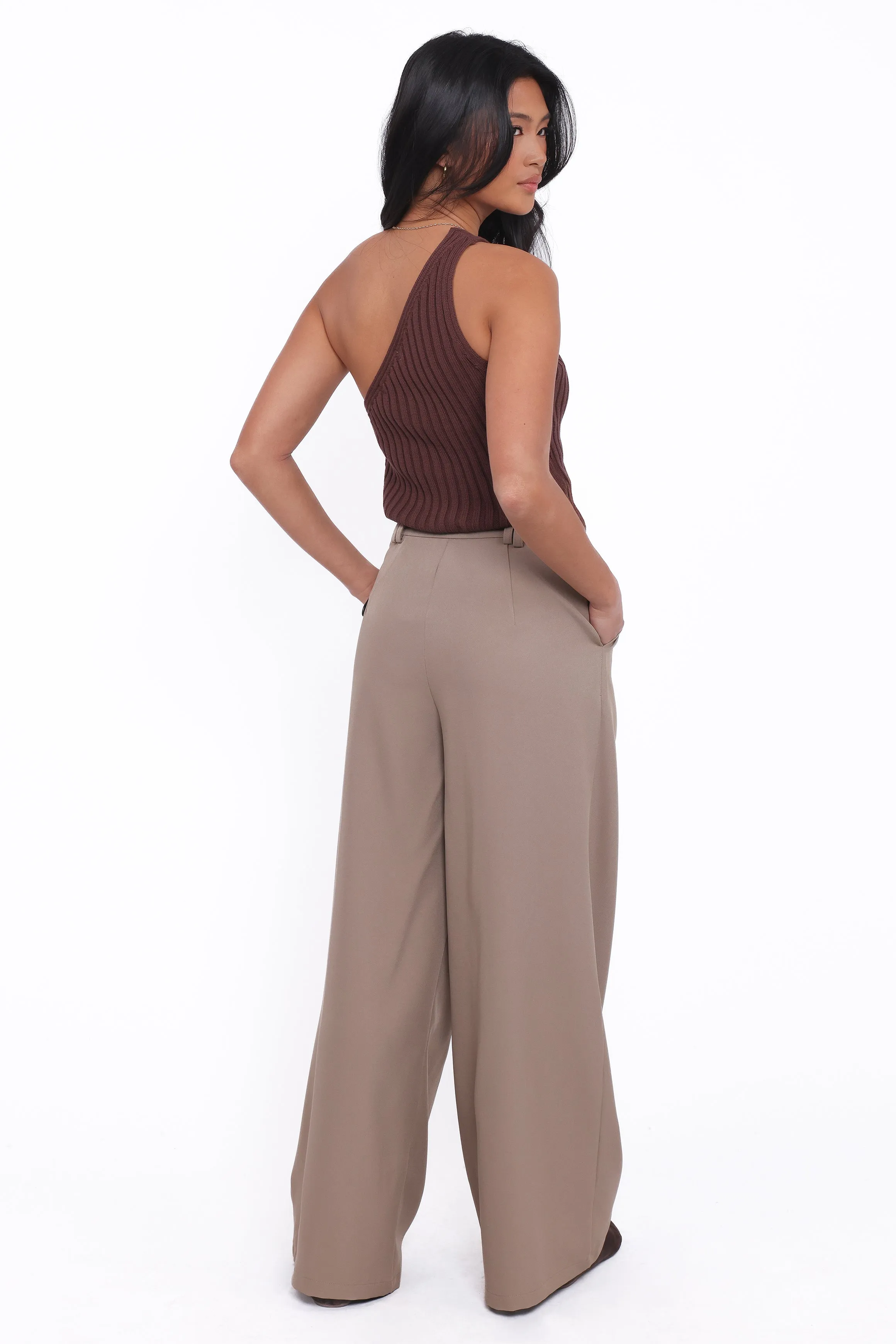Kathryn Wide Leg Pant - Beige sold by Petal & Pup product image thumbnail 4