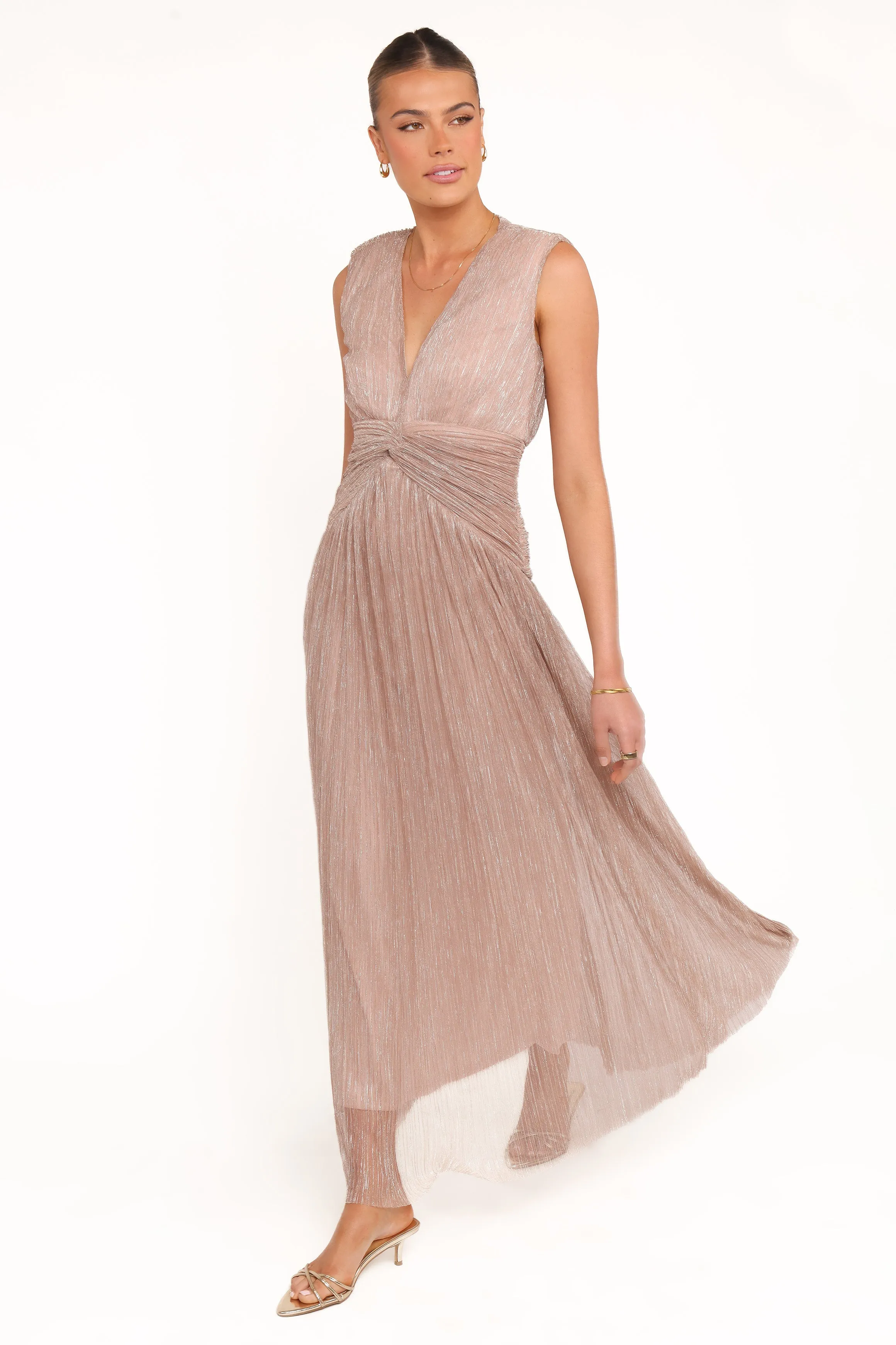 Cara Maxi Dress - Rose Gold sold by Petal & Pup product image thumbnail 3