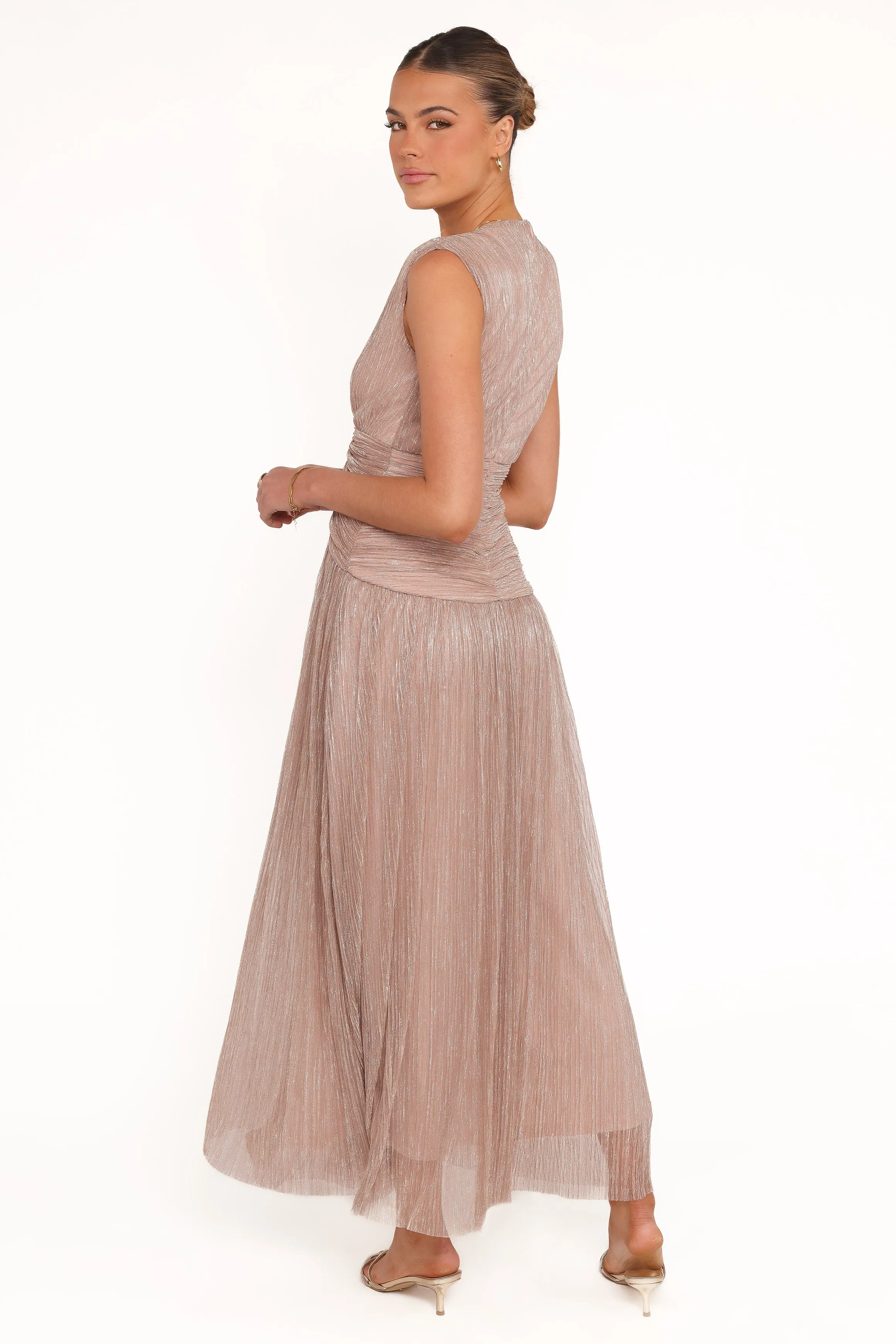 Cara Maxi Dress - Rose Gold sold by Petal & Pup product image thumbnail 4