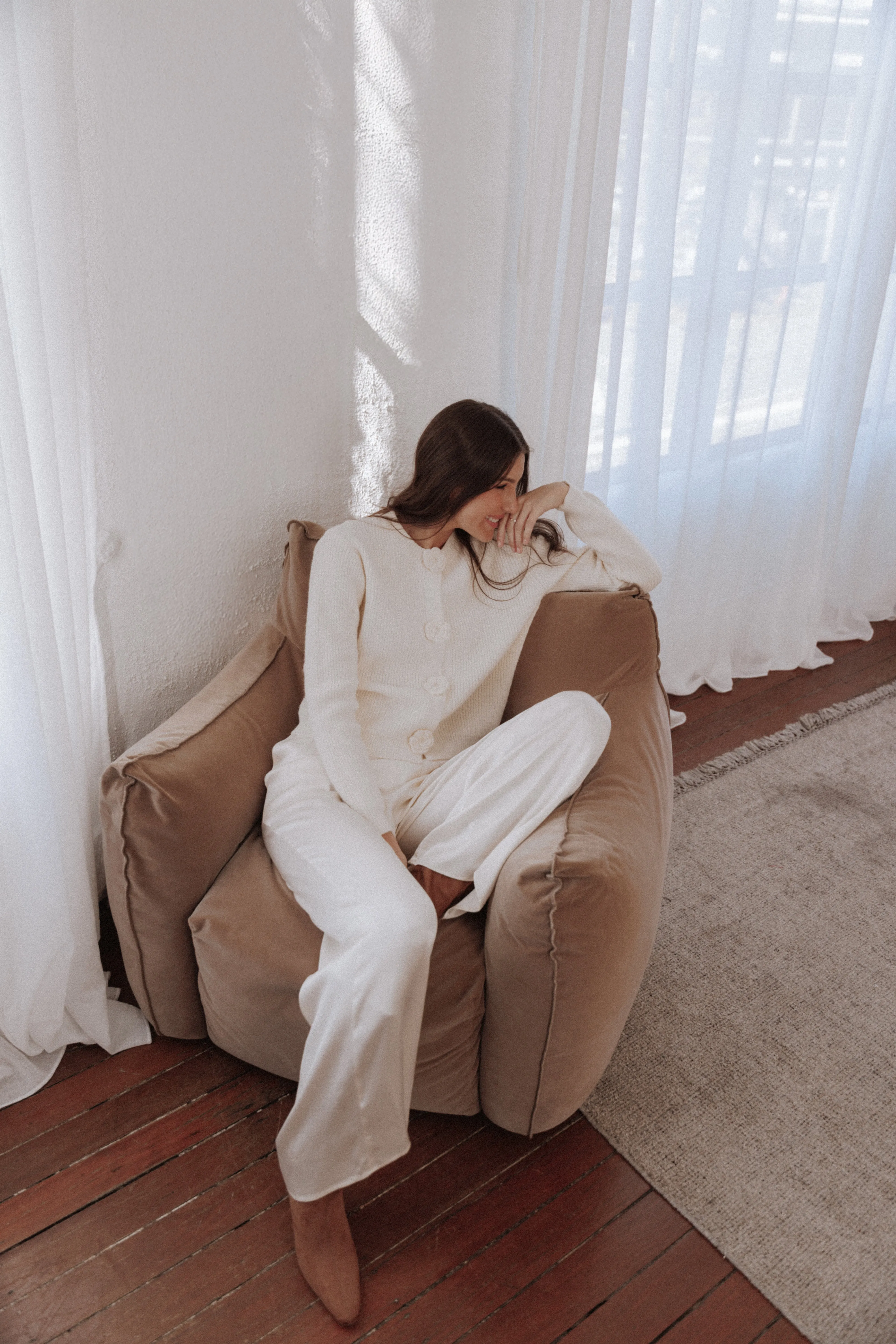 Jones Rosette Cardigan - Cream sold by Petal & Pup product image thumbnail 2