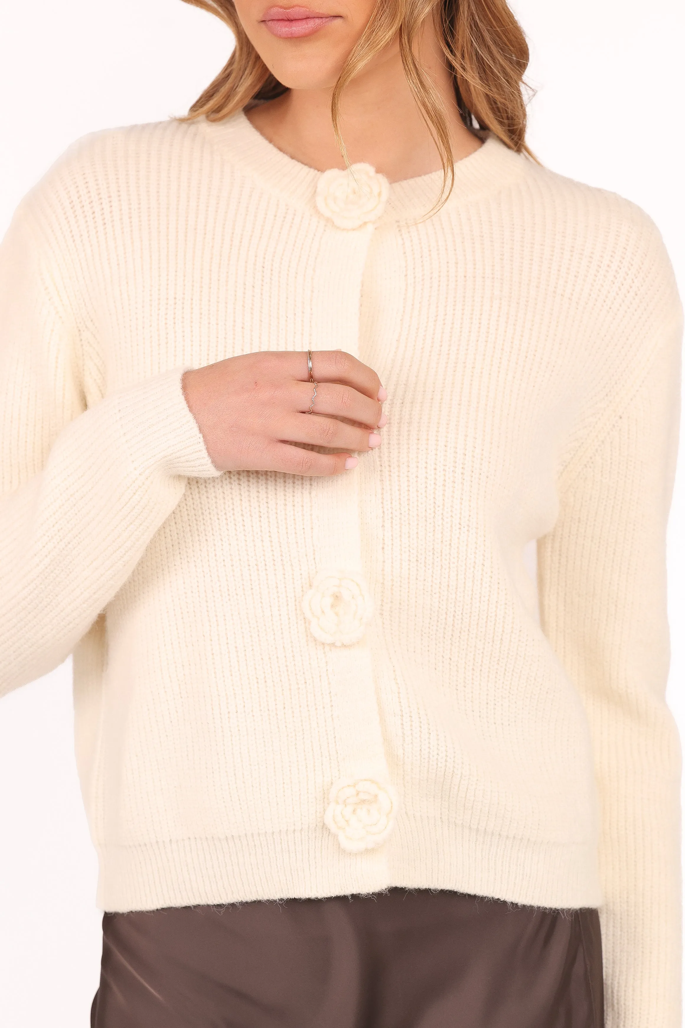Jones Rosette Cardigan - Cream sold by Petal & Pup product image thumbnail 3