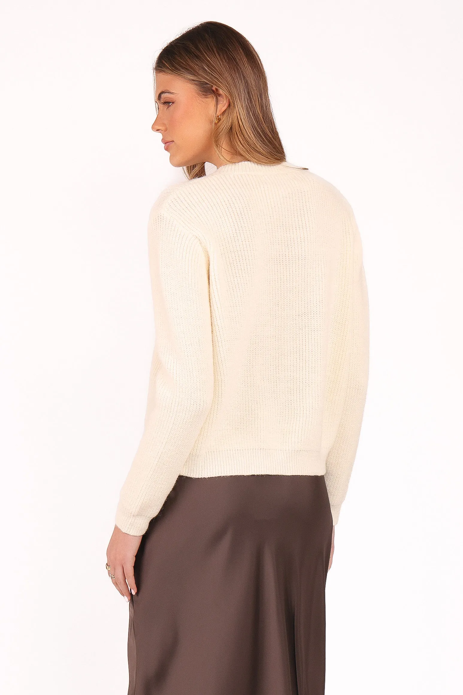 Jones Rosette Cardigan - Cream sold by Petal & Pup product image thumbnail 5