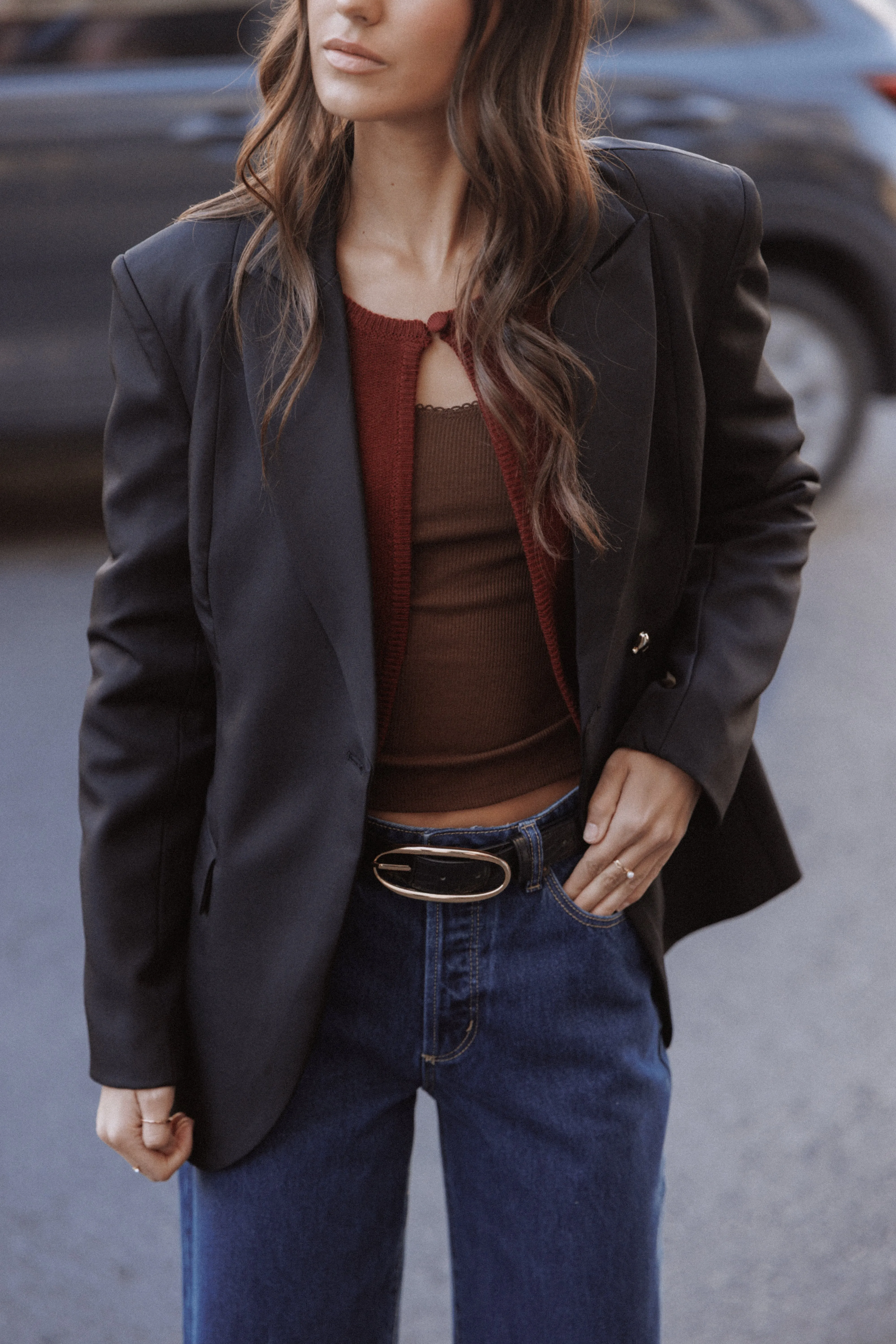 Danity Blazer - Black sold by Petal & Pup