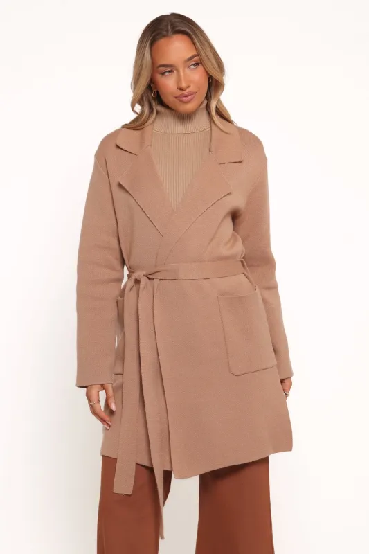 Corio Coatigan - Tan sold by Petal & Pup