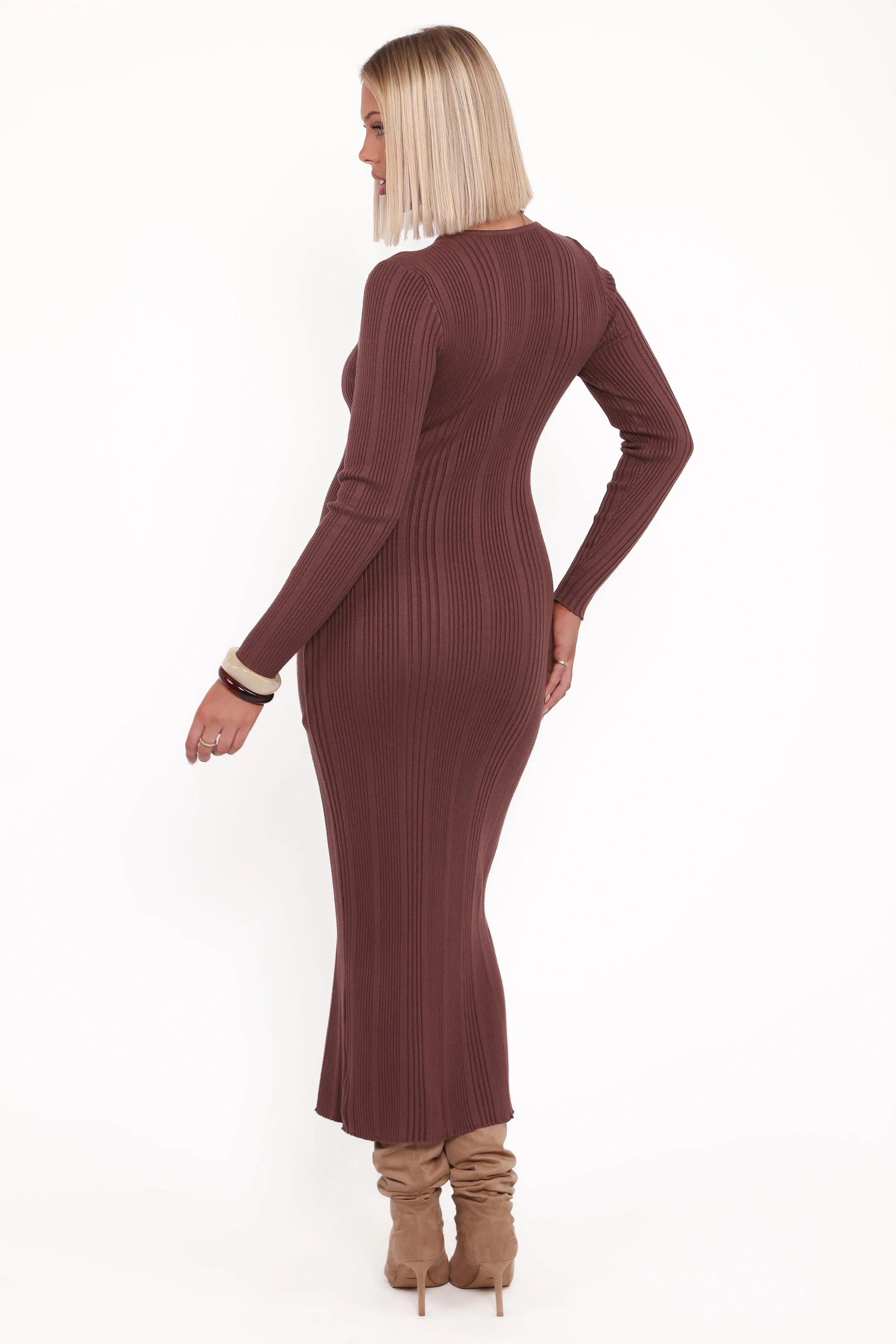 Valia Midi Dress - Espresso sold by Petal & Pup product image thumbnail 5