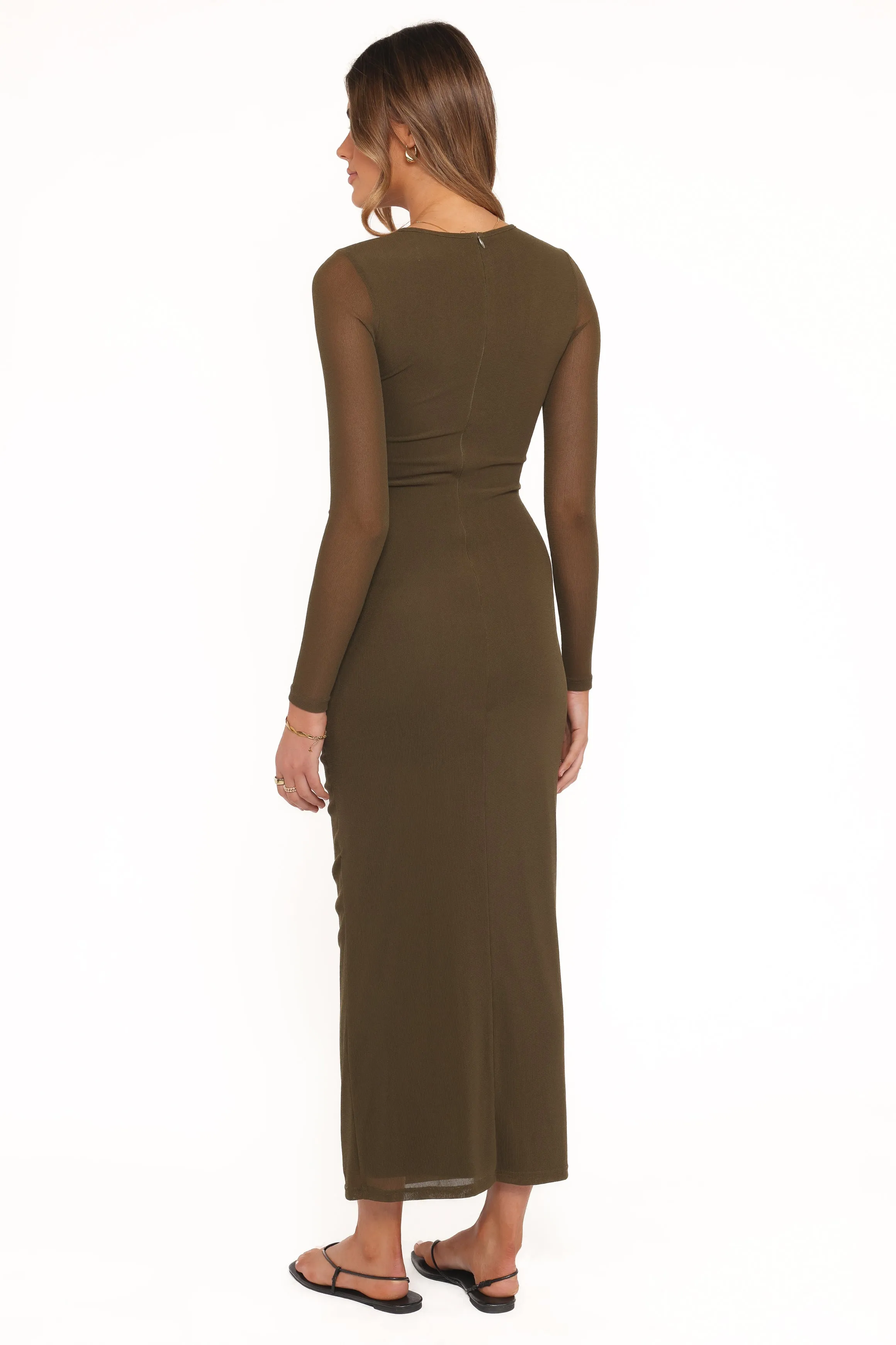 Tormund Midi Dress - Olive sold by Petal & Pup product image thumbnail 3