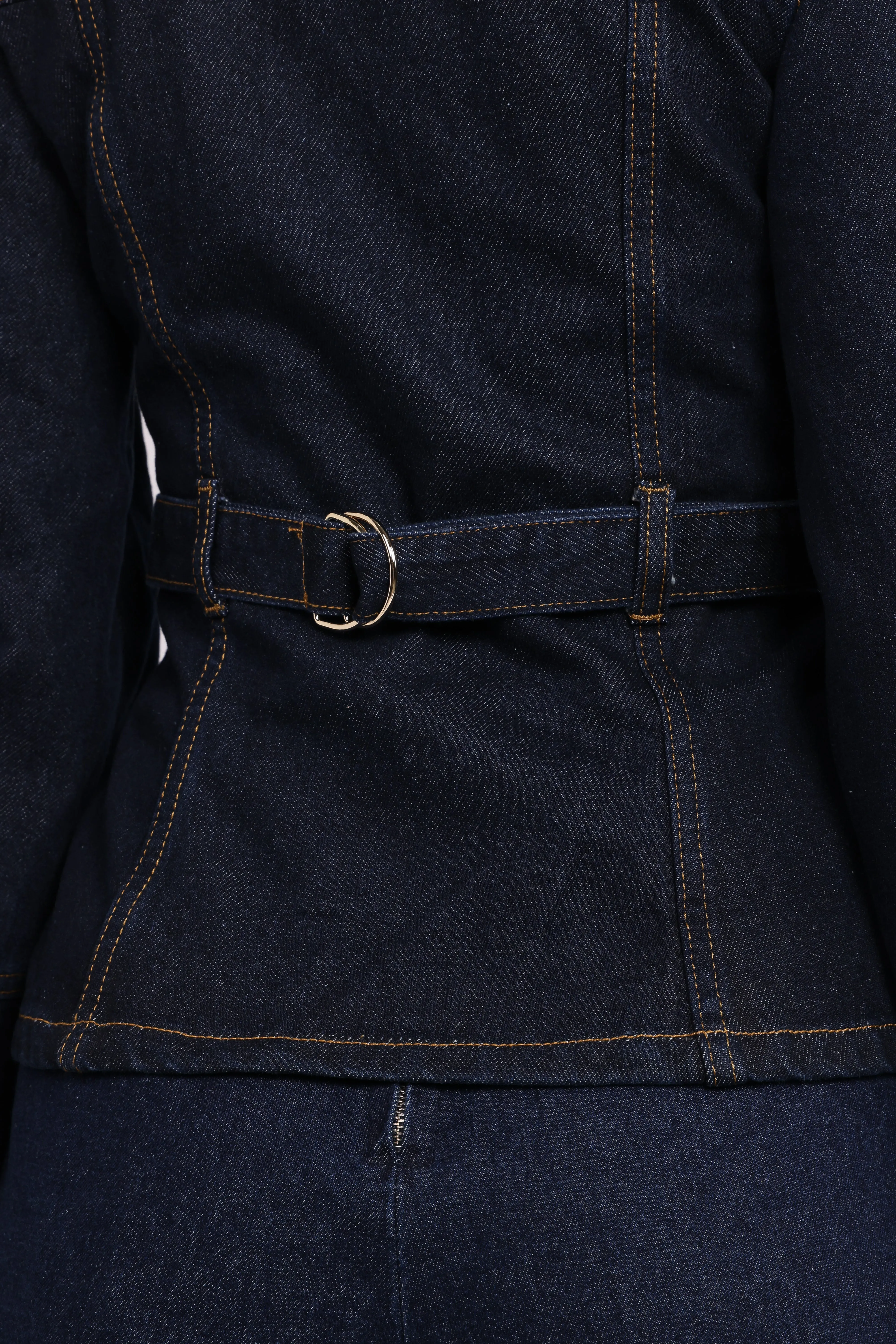 Luchia Denim Jacket - Dark Indigo sold by Petal & Pup product image thumbnail 5