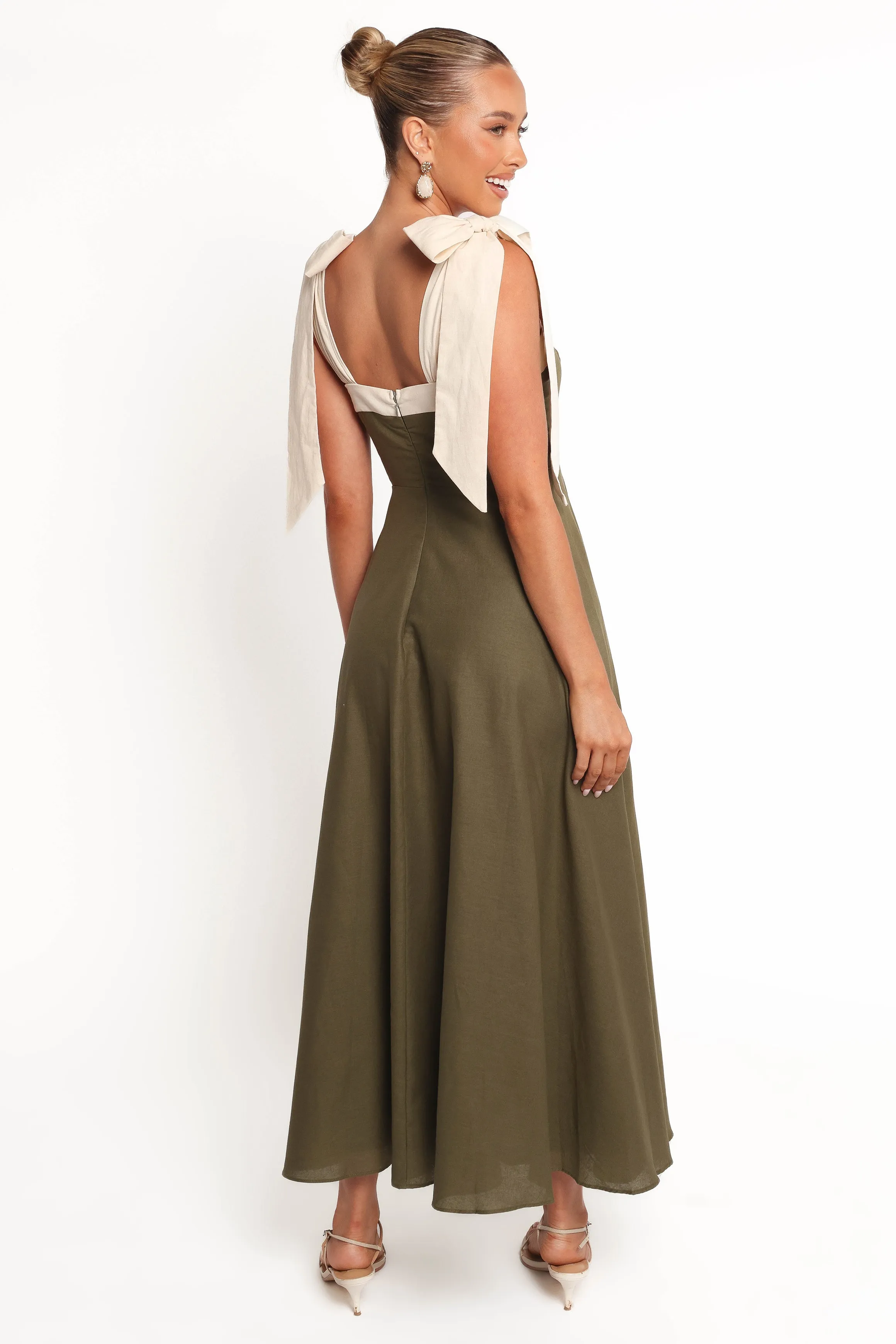 Olinda Midi Dress - Olive sold by Petal & Pup product image thumbnail 4