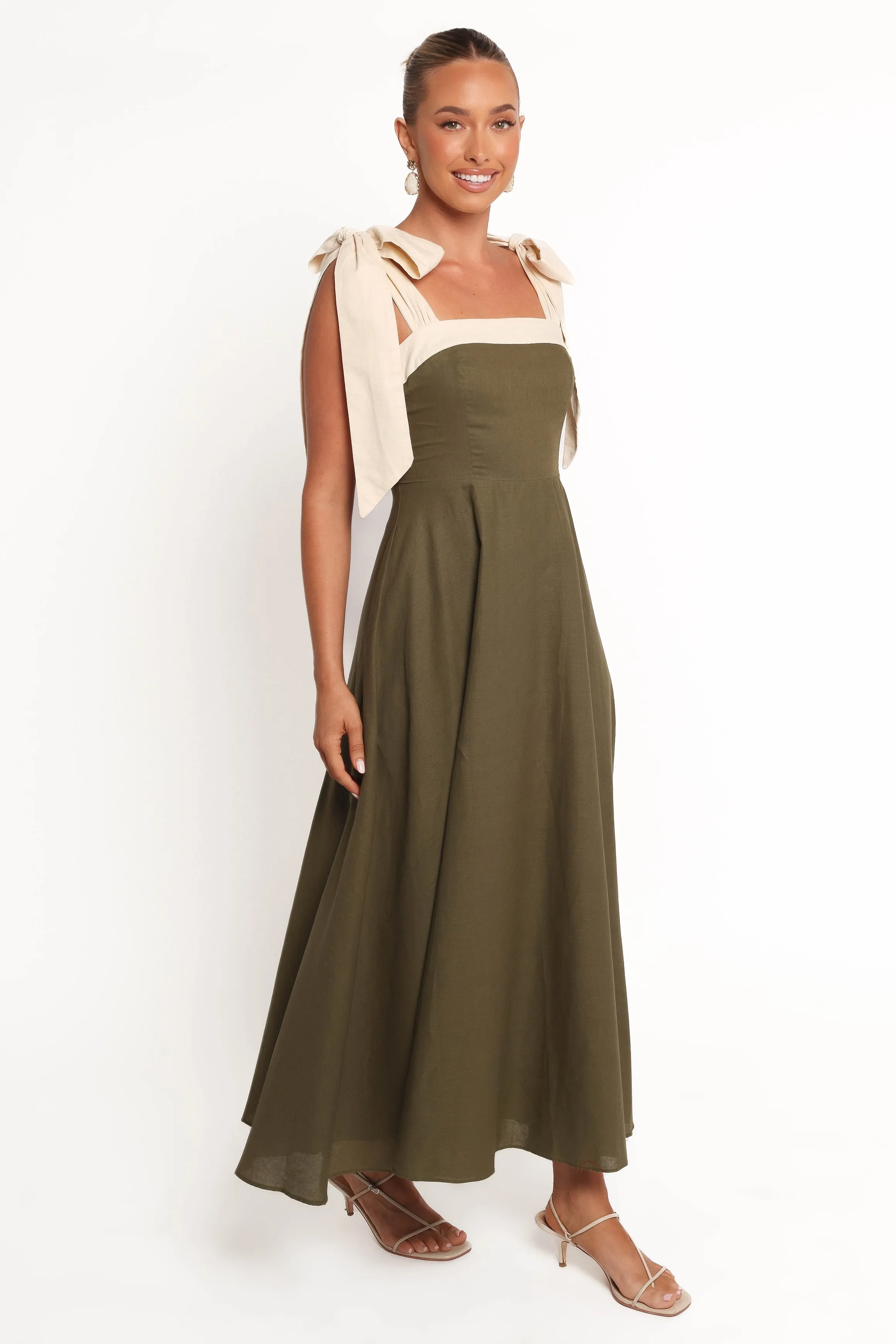 Olinda Midi Dress - Olive sold by Petal & Pup product image thumbnail 5
