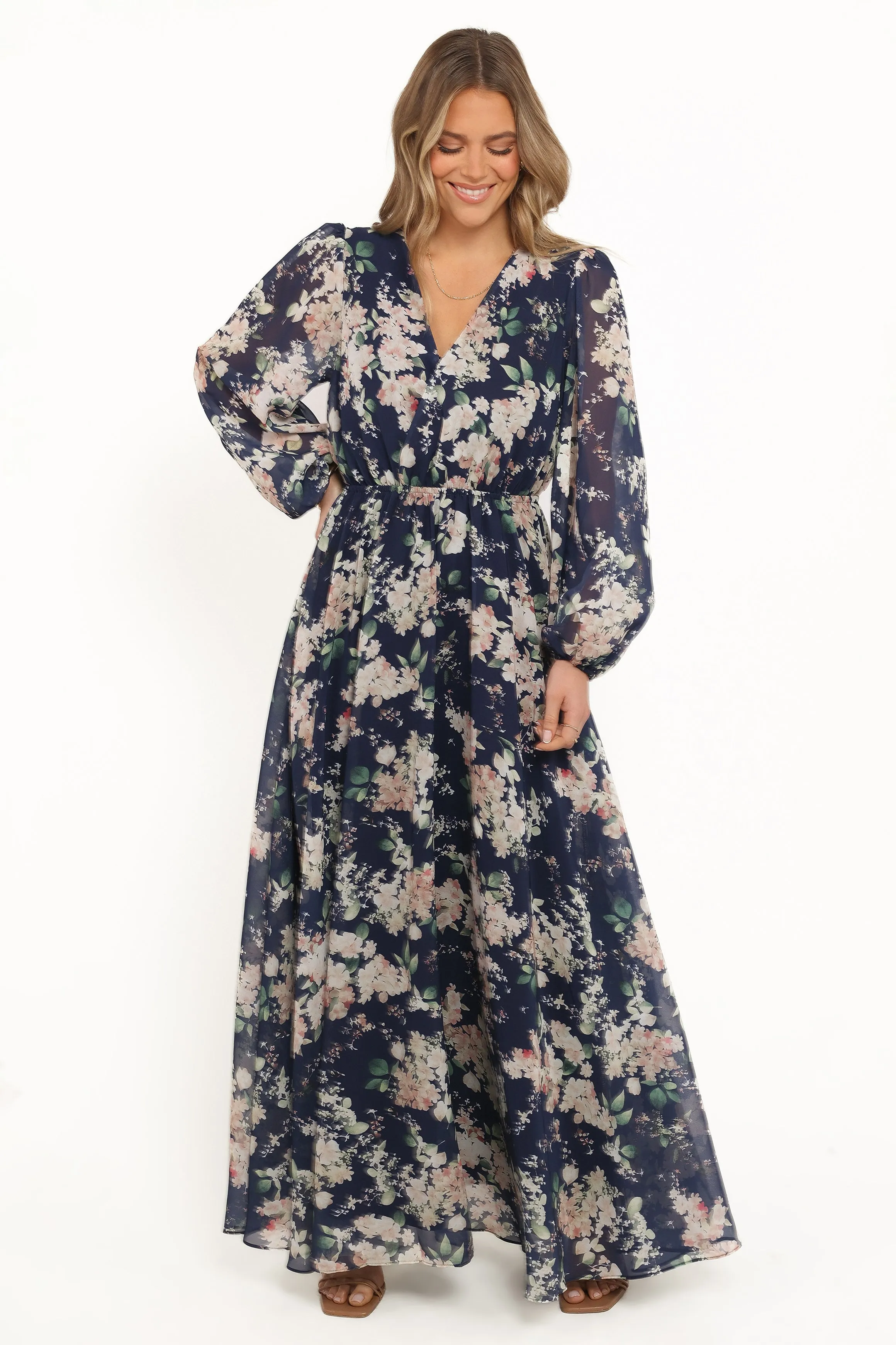 Anisa Maxi Dress - Navy Floral sold by Petal & Pup product image thumbnail 2
