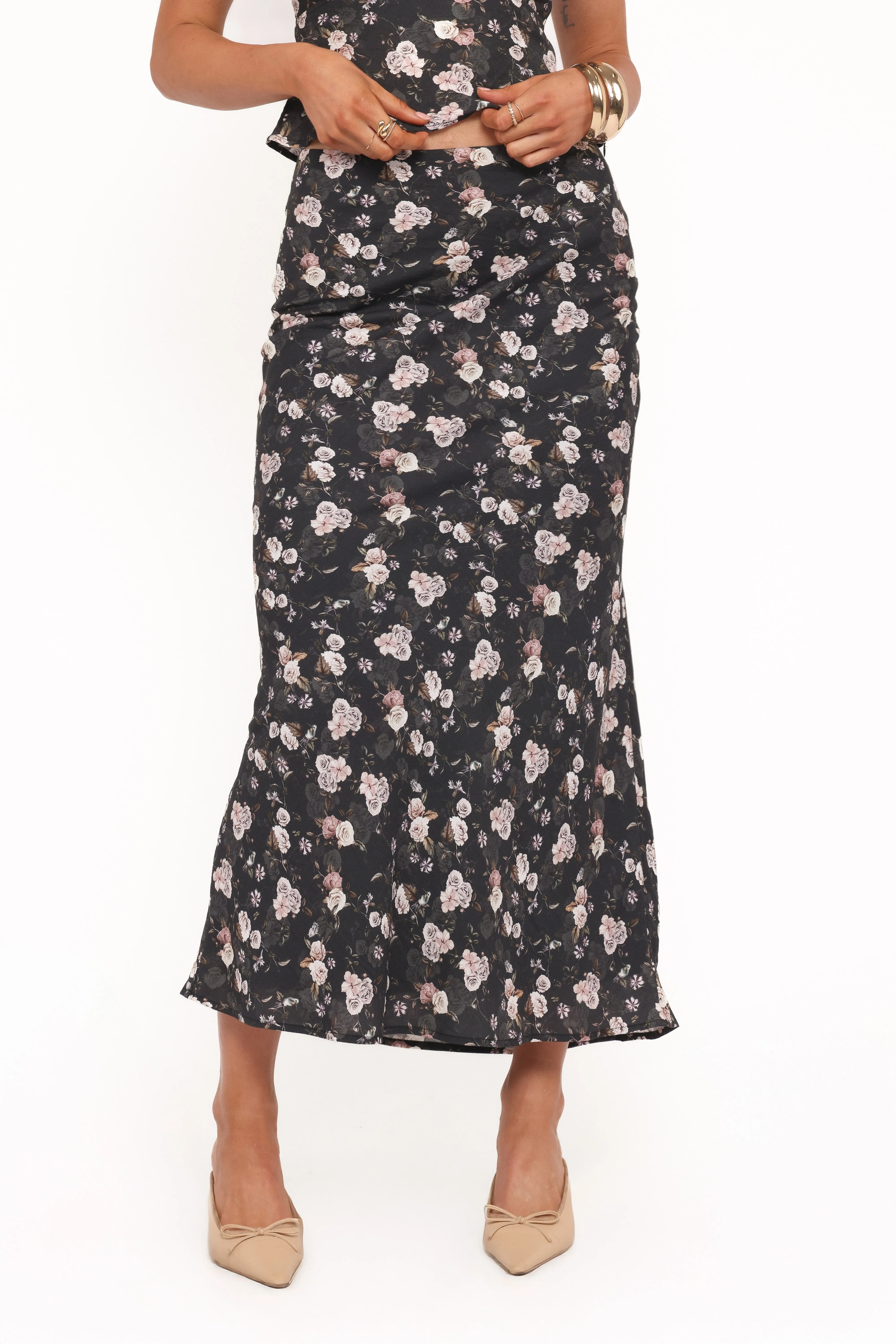 Giarda Maxi Skirt - Dark Floral sold by Petal & Pup product image thumbnail 3