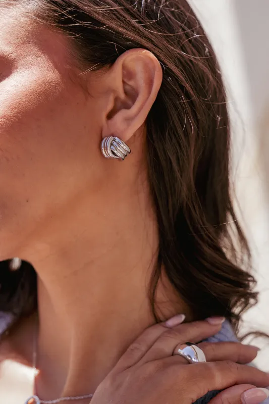 Marigold Earrings - Silver sold by Petal & Pup