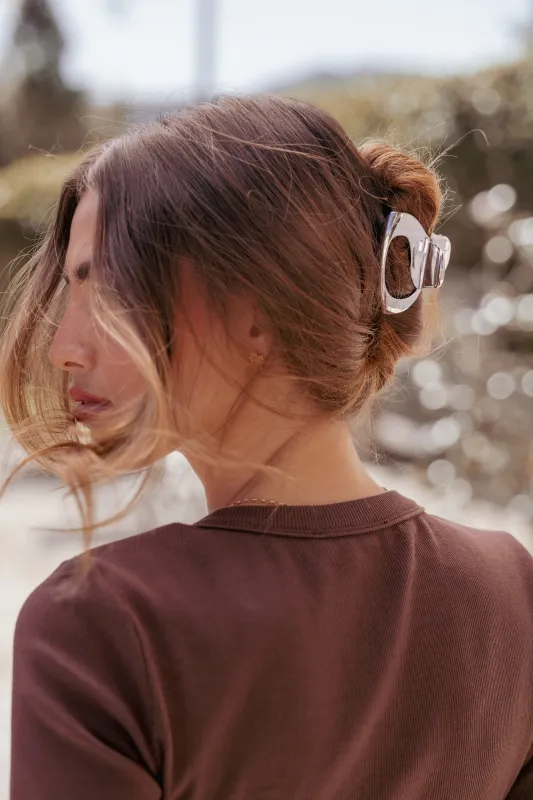 Ramona Hairclip - Silver sold by Petal & Pup