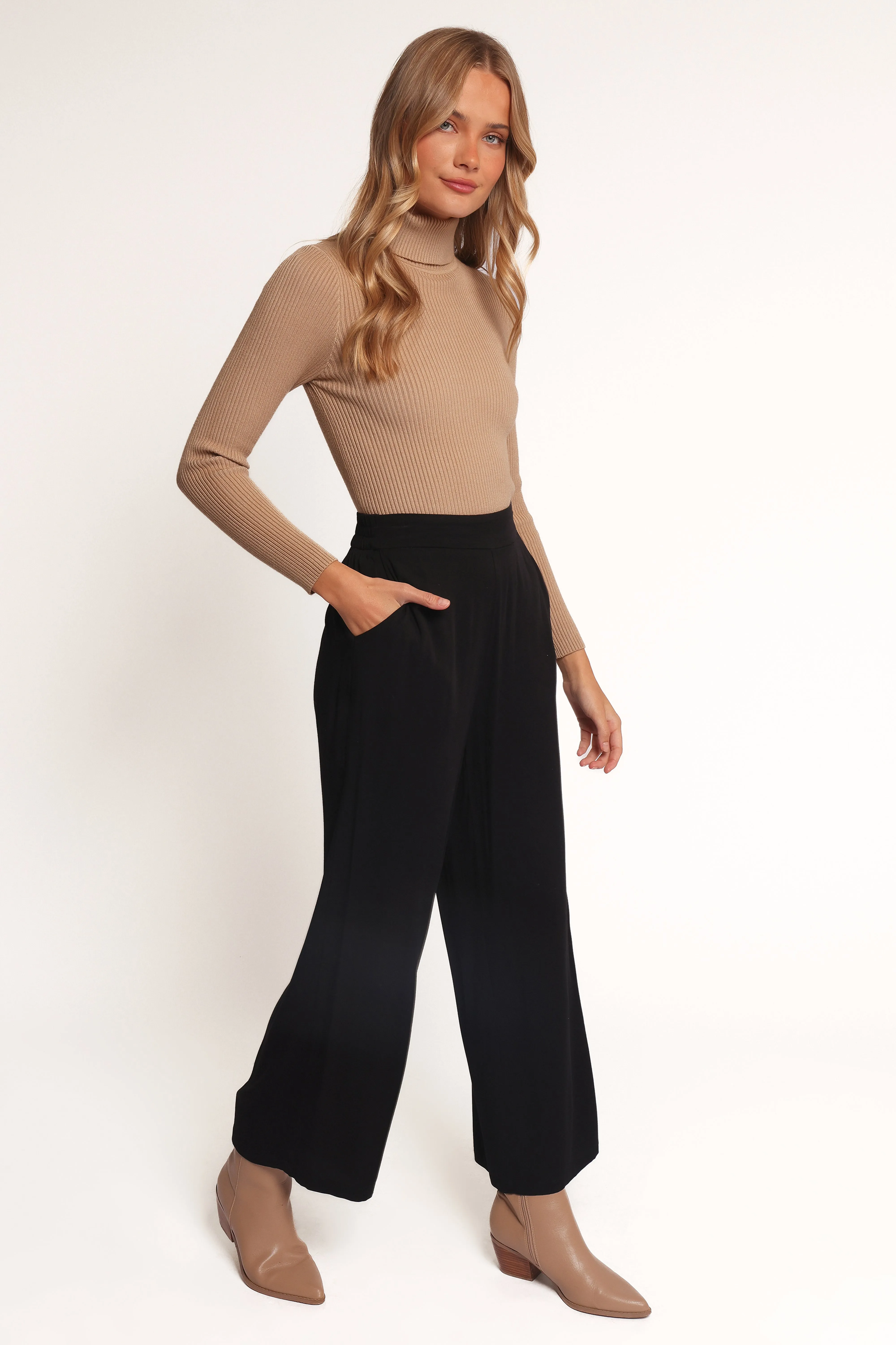 Rissa Wide Leg Pant - Black sold by Petal & Pup product image thumbnail 3