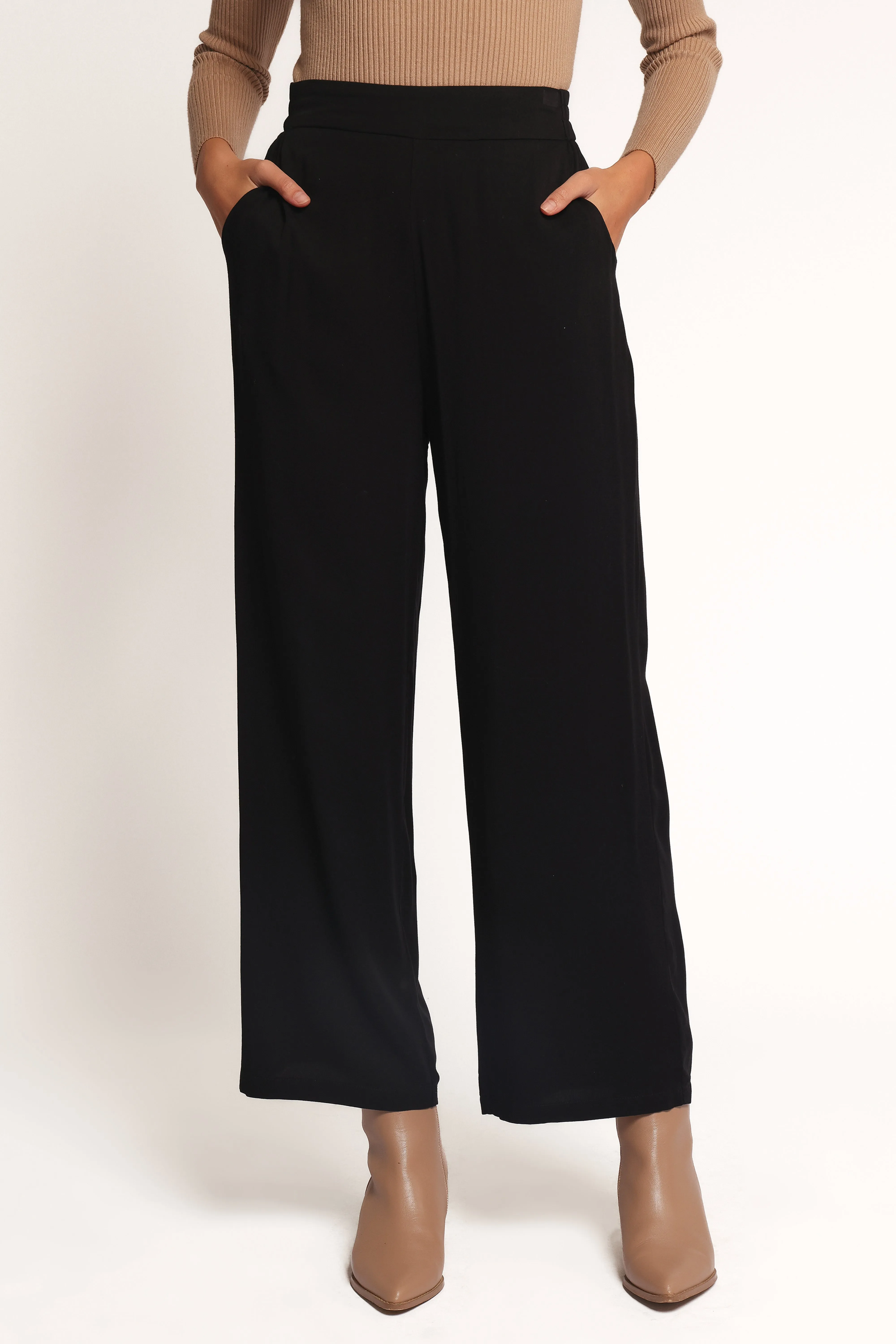 Rissa Wide Leg Pant - Black sold by Petal & Pup product image thumbnail 2