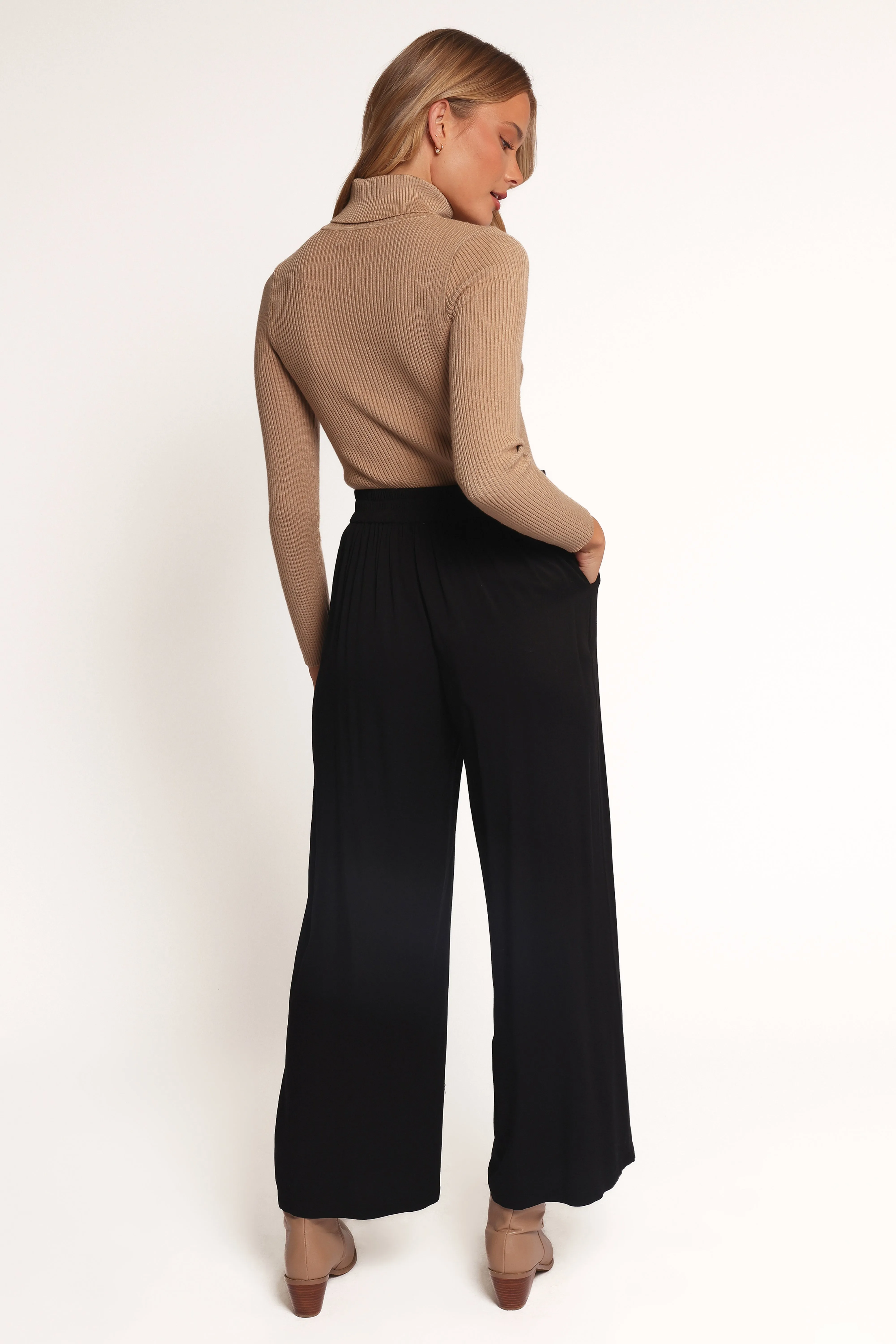 Rissa Wide Leg Pant - Black sold by Petal & Pup product image thumbnail 4
