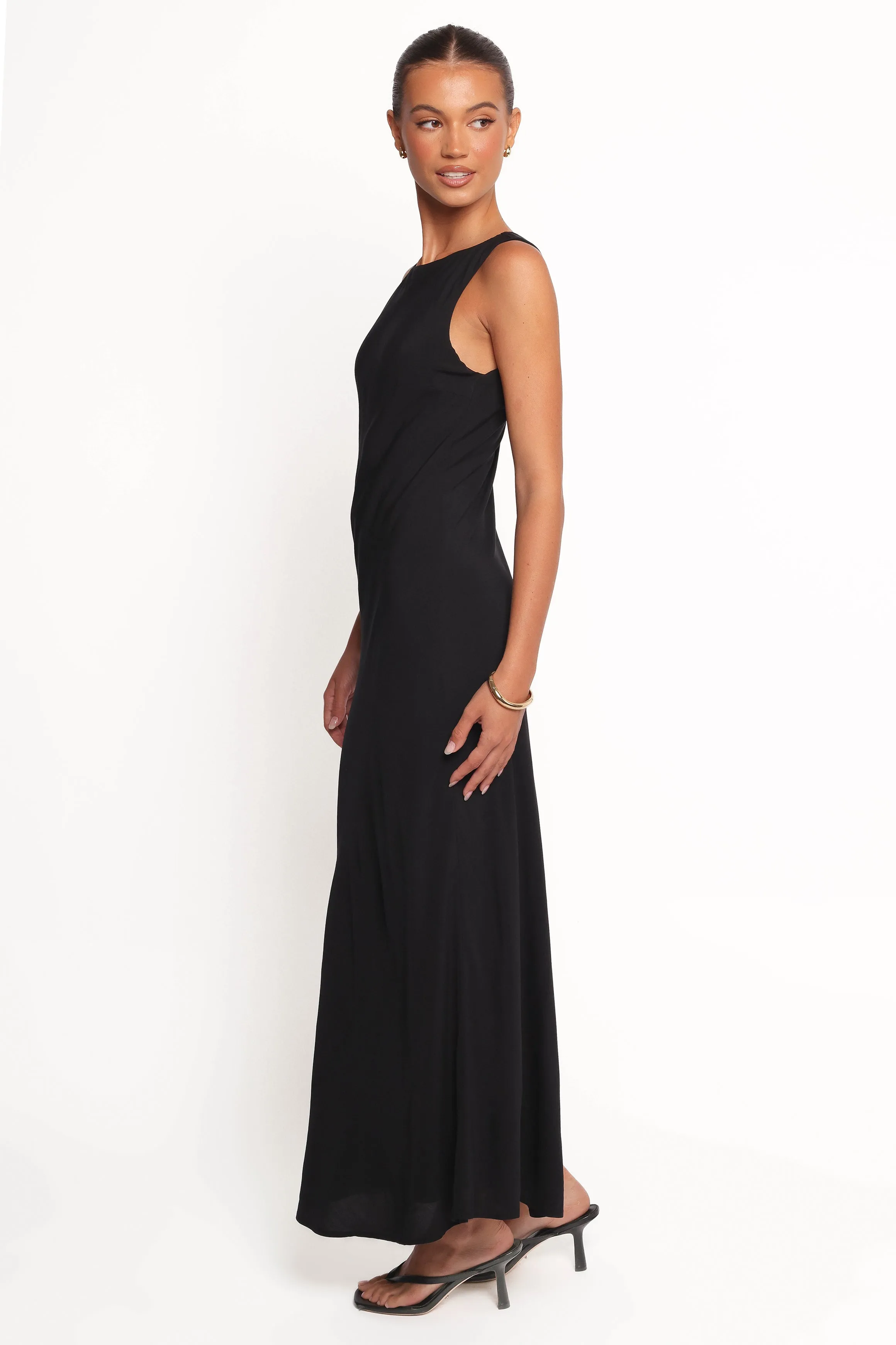 Flavia Maxi Dress - Black sold by Petal & Pup product image thumbnail 4