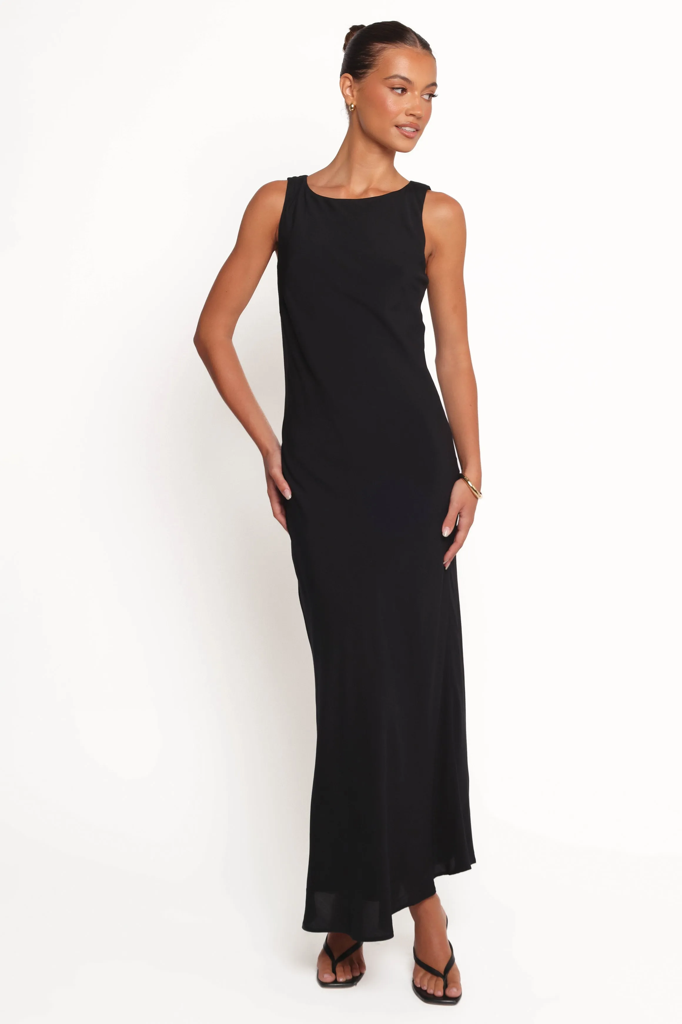 Flavia Maxi Dress - Black sold by Petal & Pup product image thumbnail 2