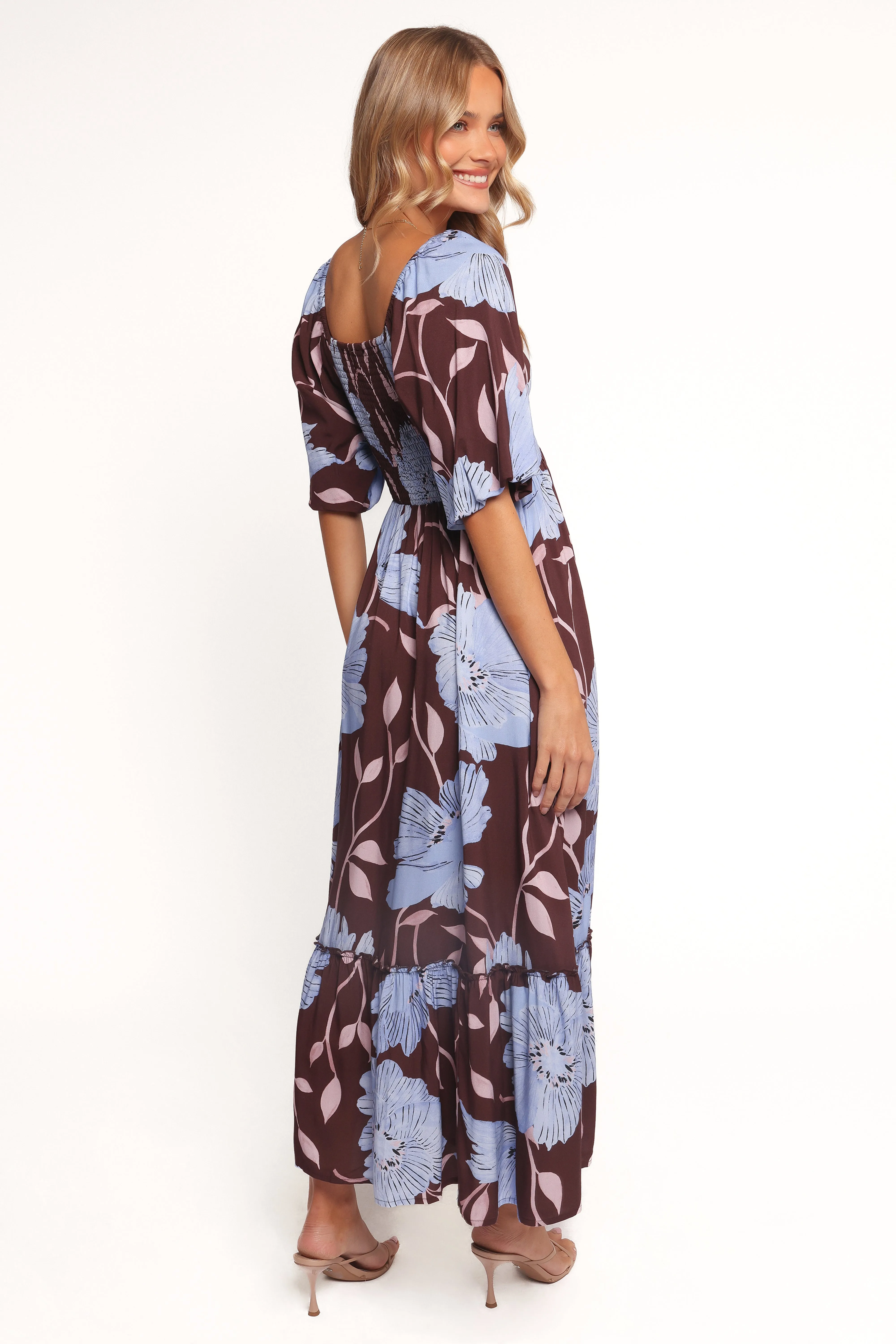 Annabella Maxi Dress - Blue Poppies sold by Petal & Pup product image thumbnail 5