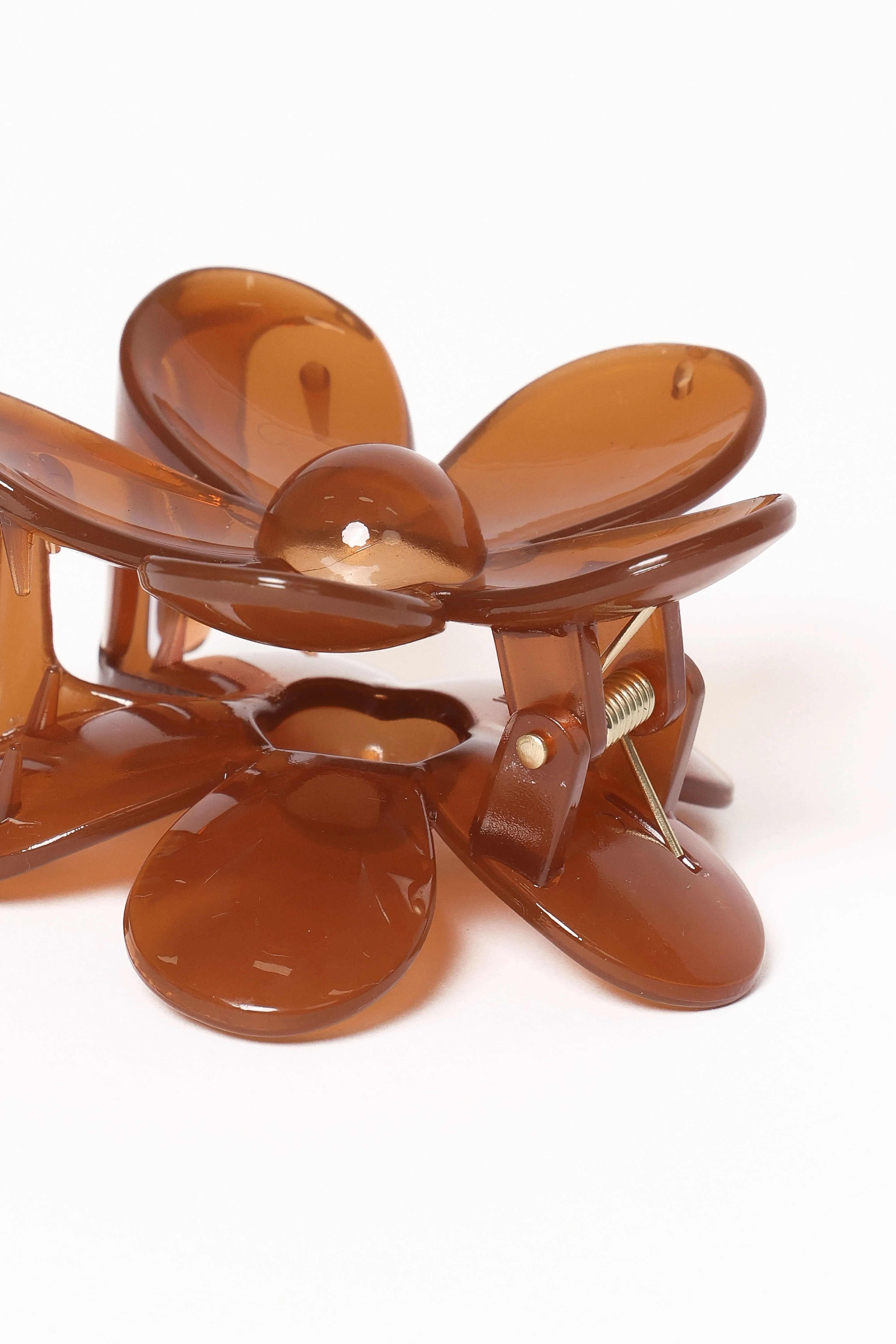 Leona Flower Clip - Brown sold by Petal & Pup product image thumbnail 4