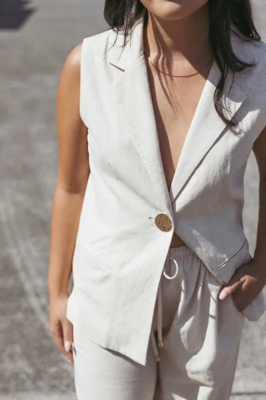 Trula Vest - Oatmeal sold by Petal & Pup