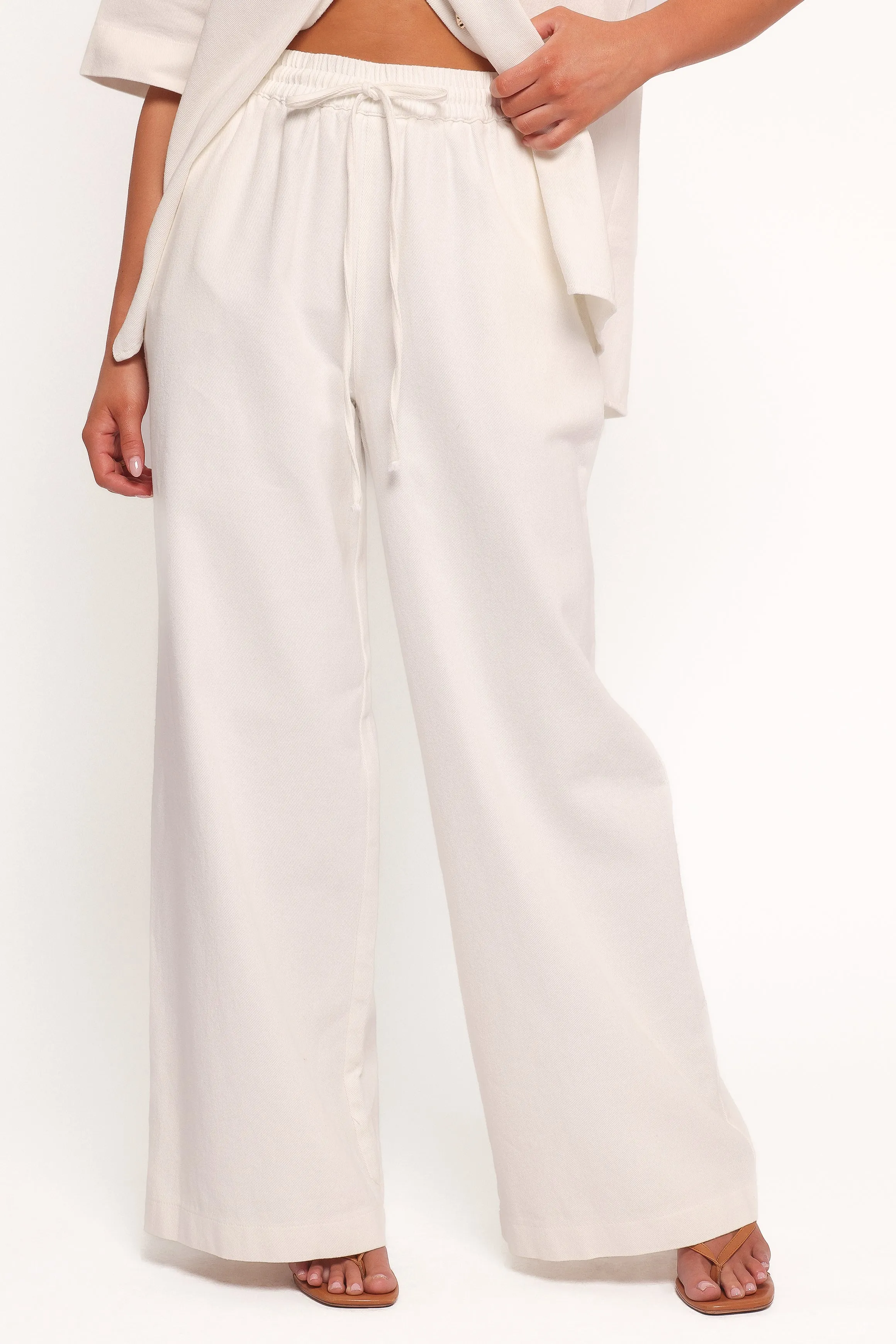 Odelia Denim Pant - Off White sold by Petal & Pup product image thumbnail 5