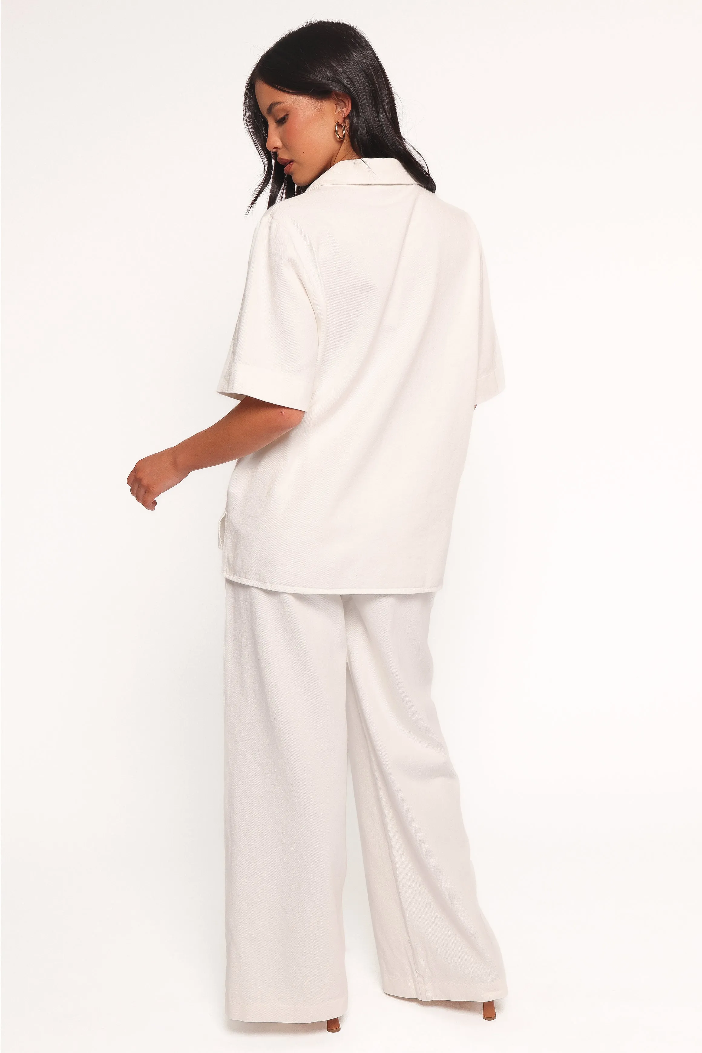 Odelia Denim Pant - Off White sold by Petal & Pup product image thumbnail 4