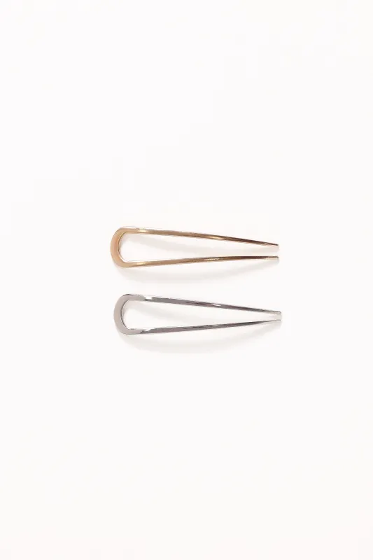 Keira Hair Pin Set - Gold/Silver sold by Petal & Pup