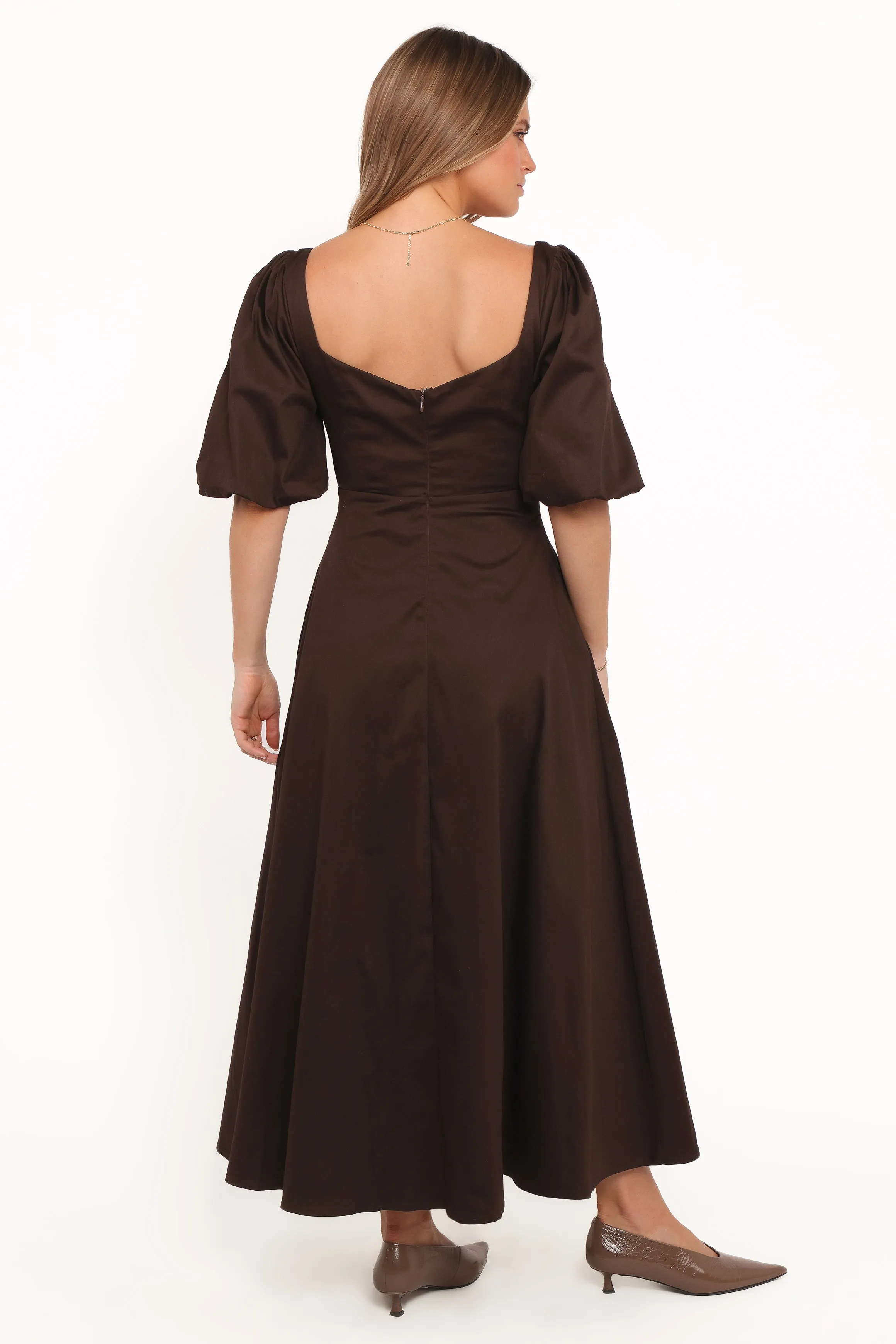 Merlena Maxi Dress - Chocolate sold by Petal & Pup product image thumbnail 3