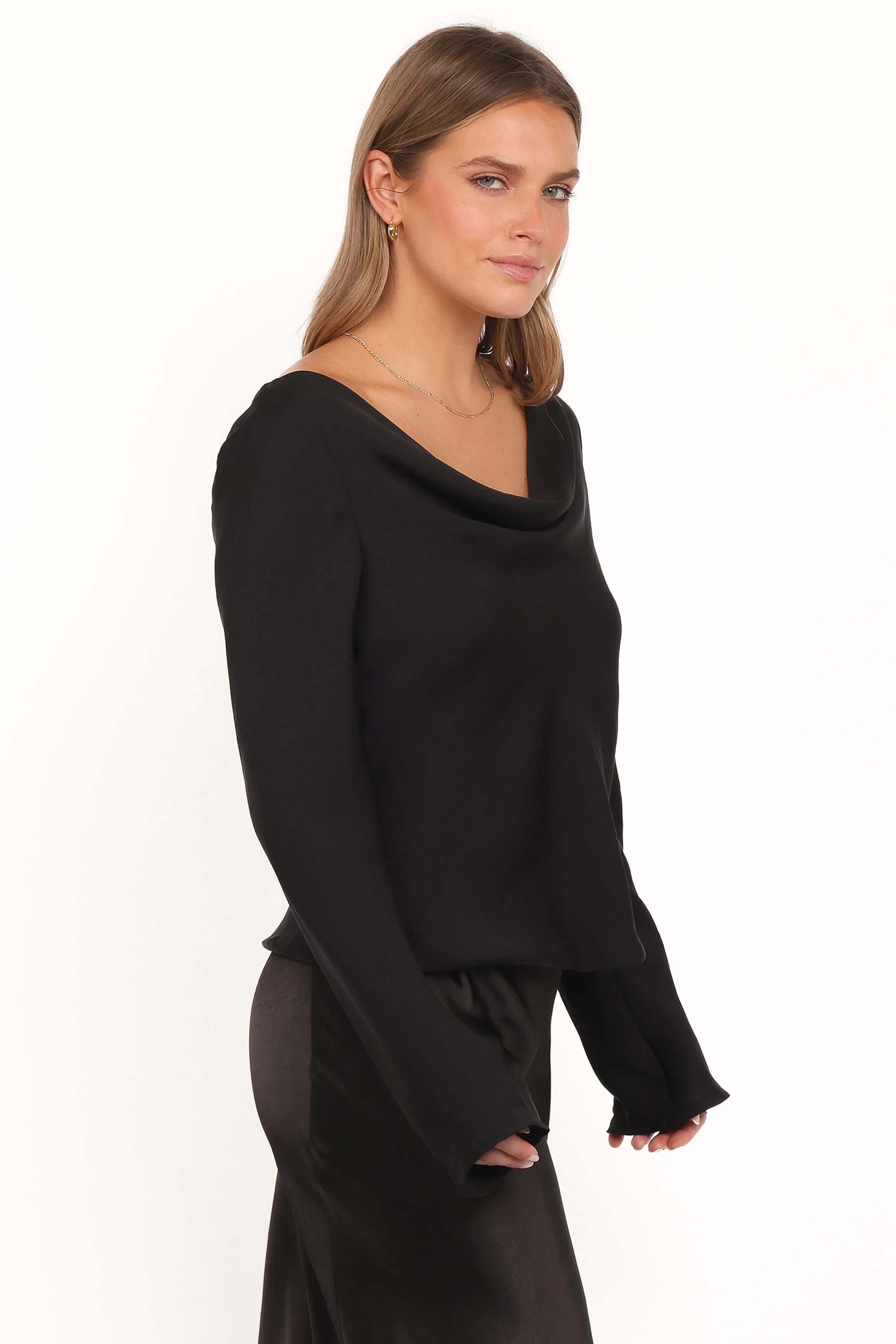Vinita Long Sleeve Top - Black sold by Petal & Pup product image thumbnail 3