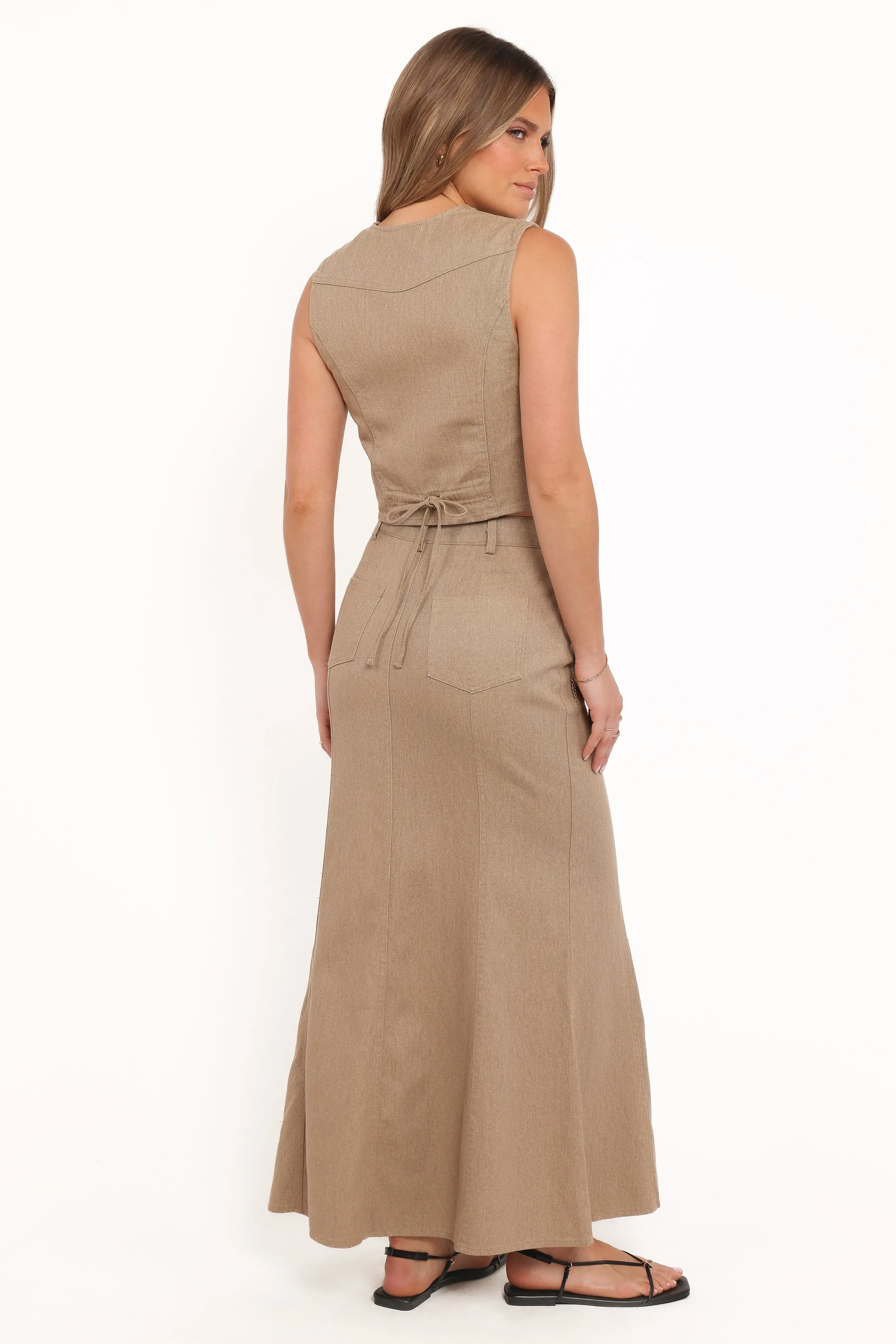 Giselle Skirt Set - Beige sold by Petal & Pup product image thumbnail 3