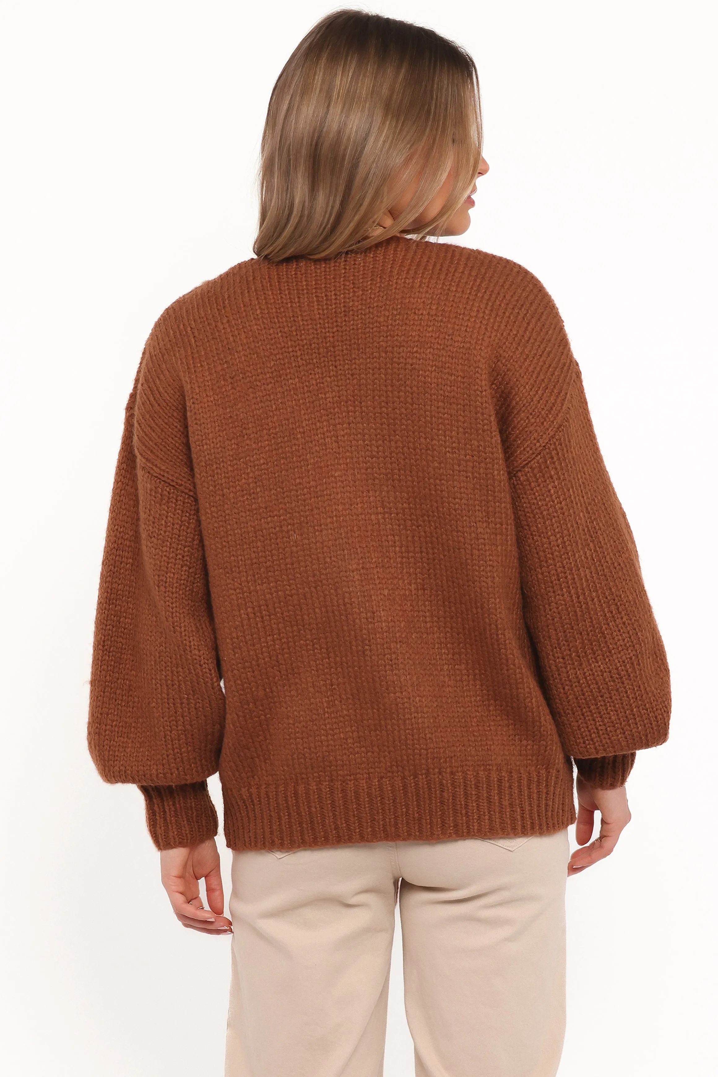 Vienna Bow Cardigan - Camel sold by Petal & Pup product image thumbnail 4