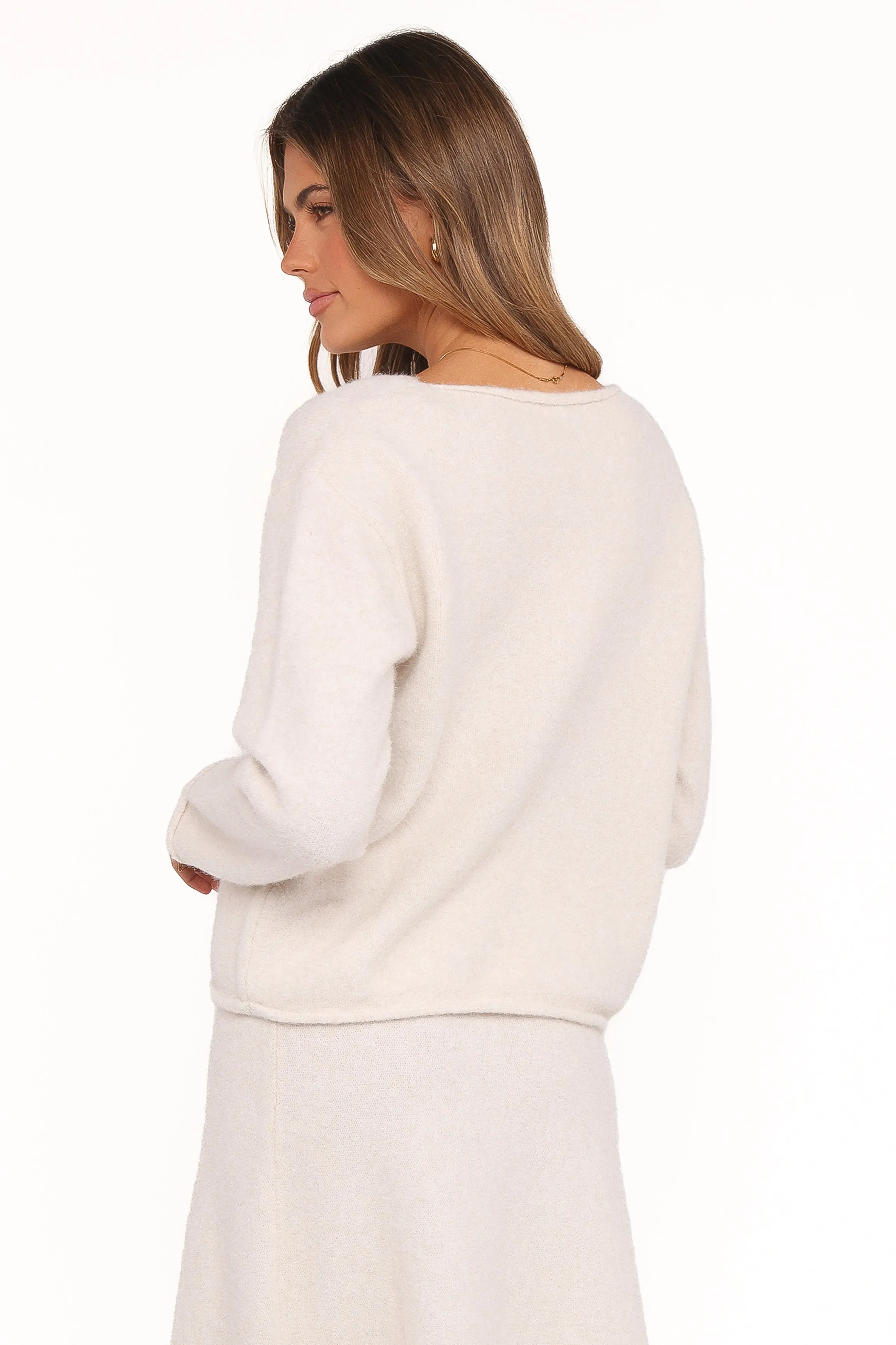 Willis Knitted Top - Cream sold by Petal & Pup product image thumbnail 4