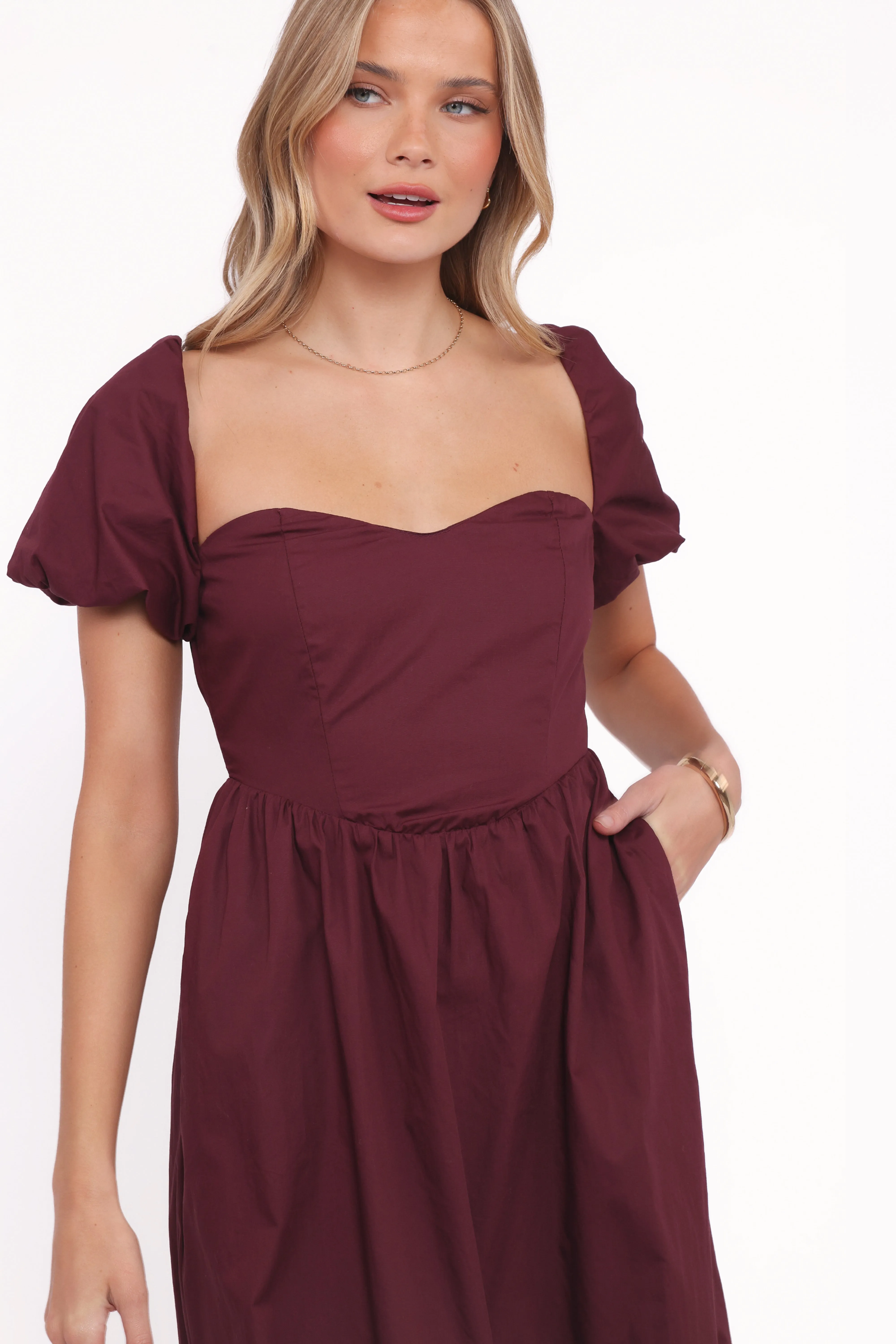 Remira Midi Dress - Cherry sold by Petal & Pup product image thumbnail 2