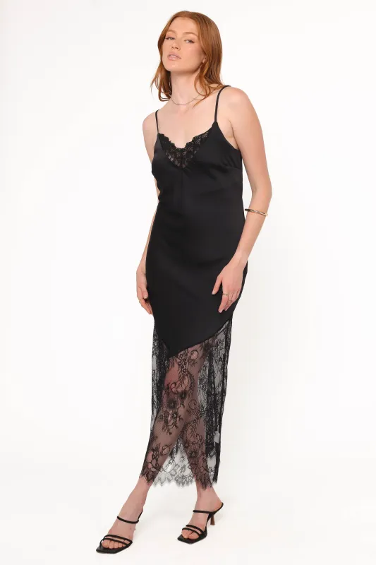 Aideen Maxi Dress - Black sold by Petal & Pup