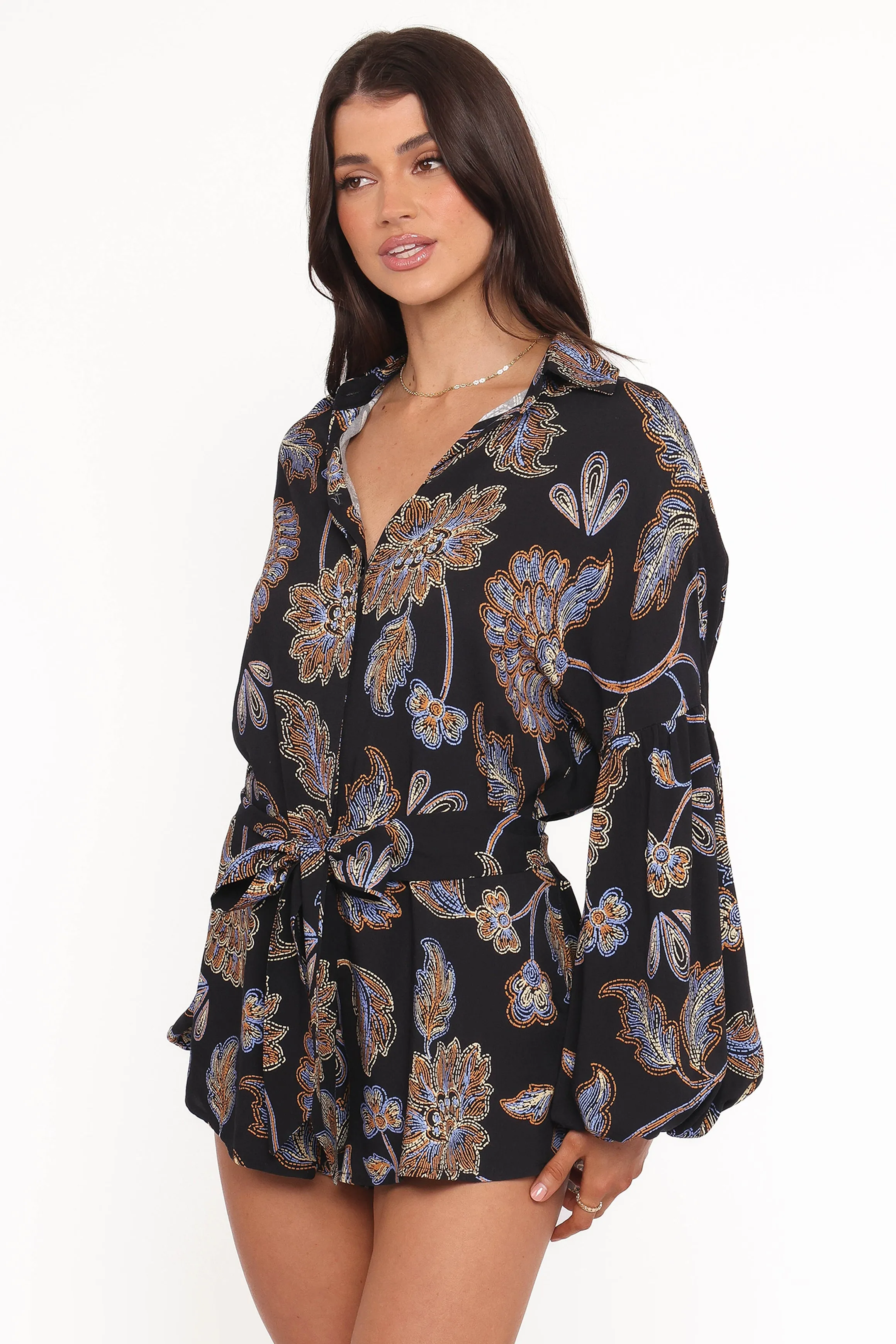 Pali Romper - Black Floral sold by Petal & Pup product image thumbnail 3