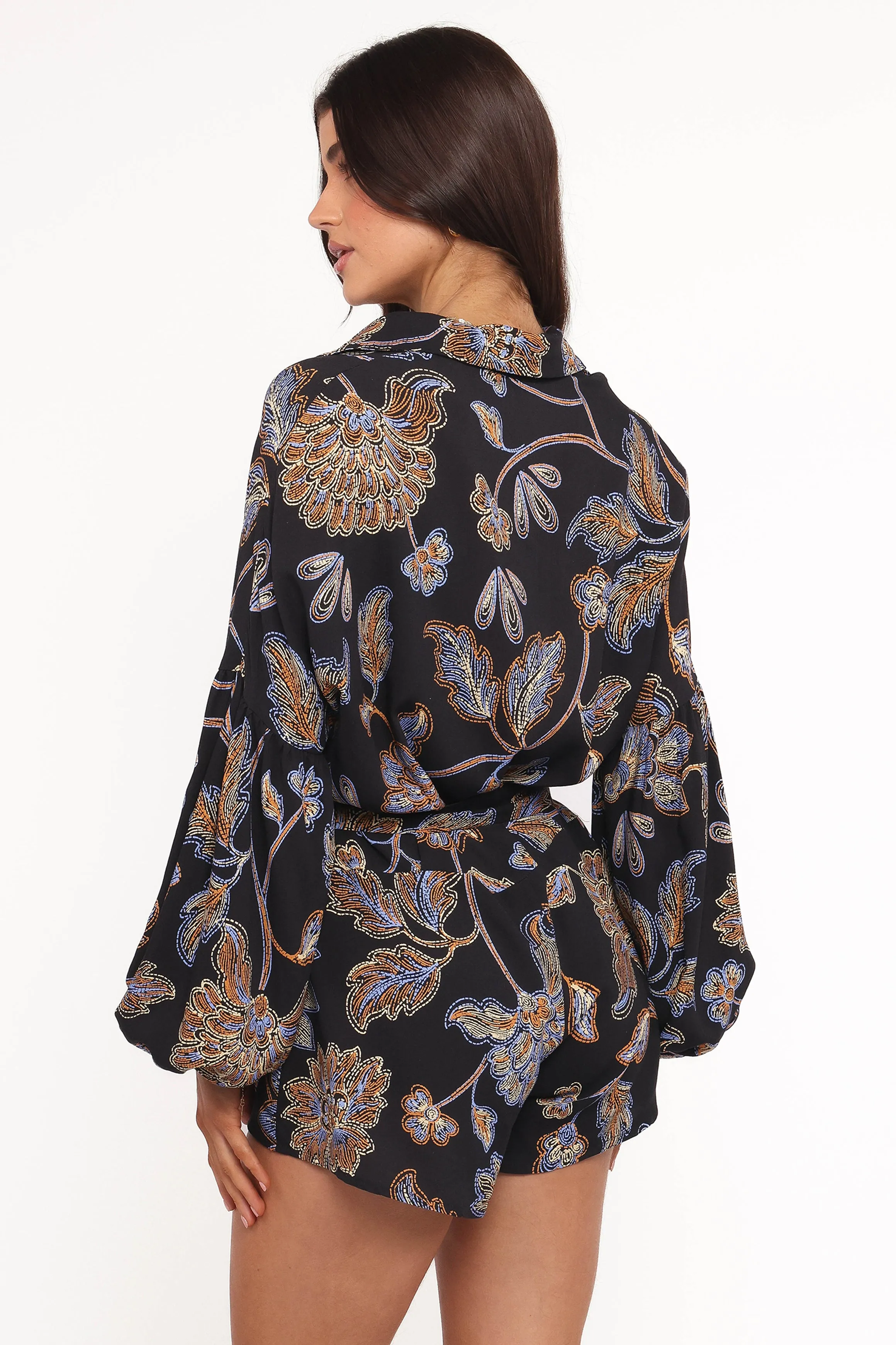Pali Romper - Black Floral sold by Petal & Pup product image thumbnail 4