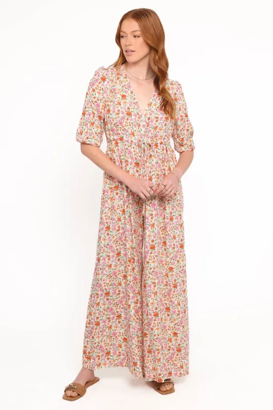 Kelda Jumpsuit - Beige sold by Petal & Pup