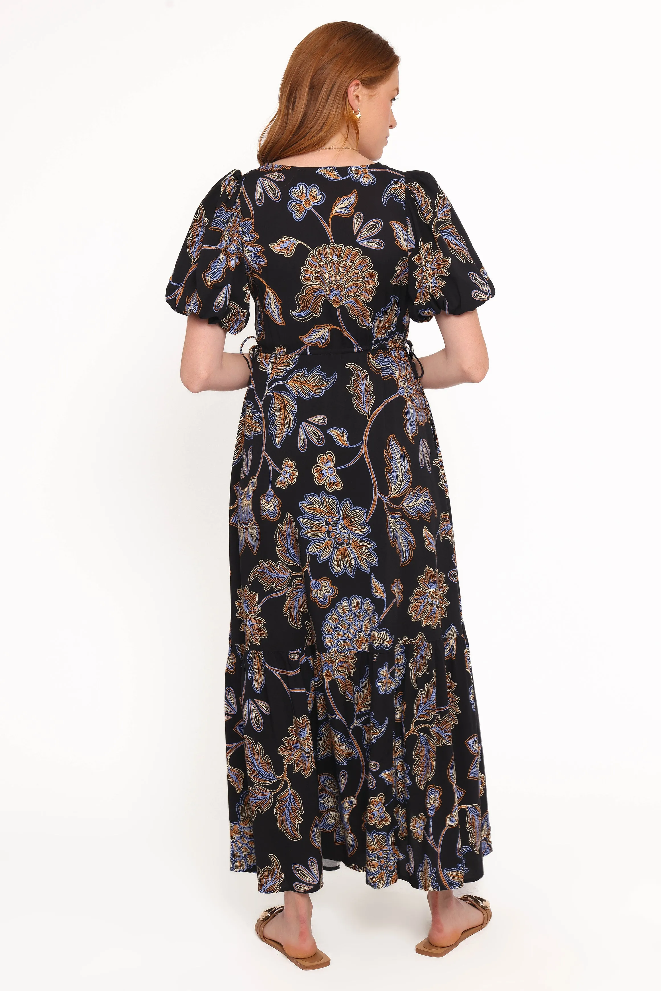 Loveen Maxi Dress - Black Floral sold by Petal & Pup product image thumbnail 4