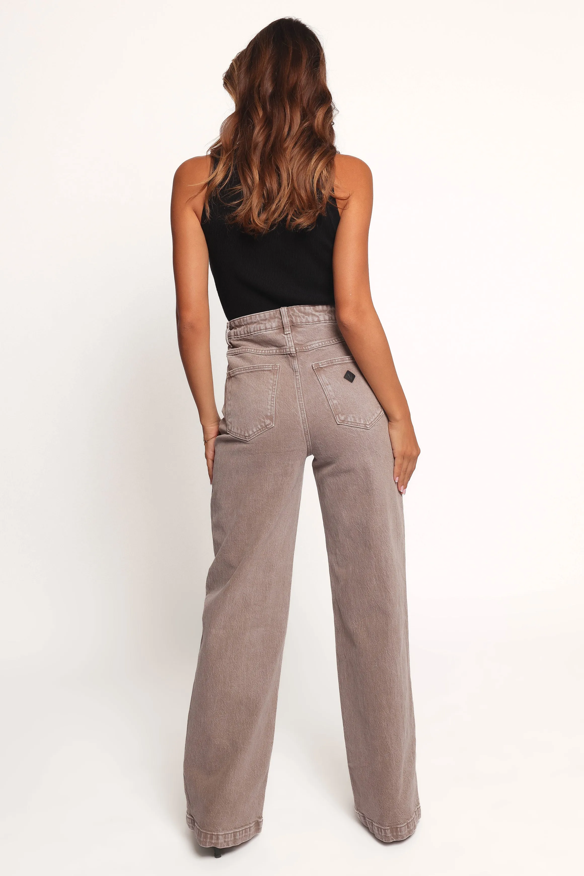 Abrand 94 High Wide Jeans - Mushroom sold by Petal & Pup product image thumbnail 5