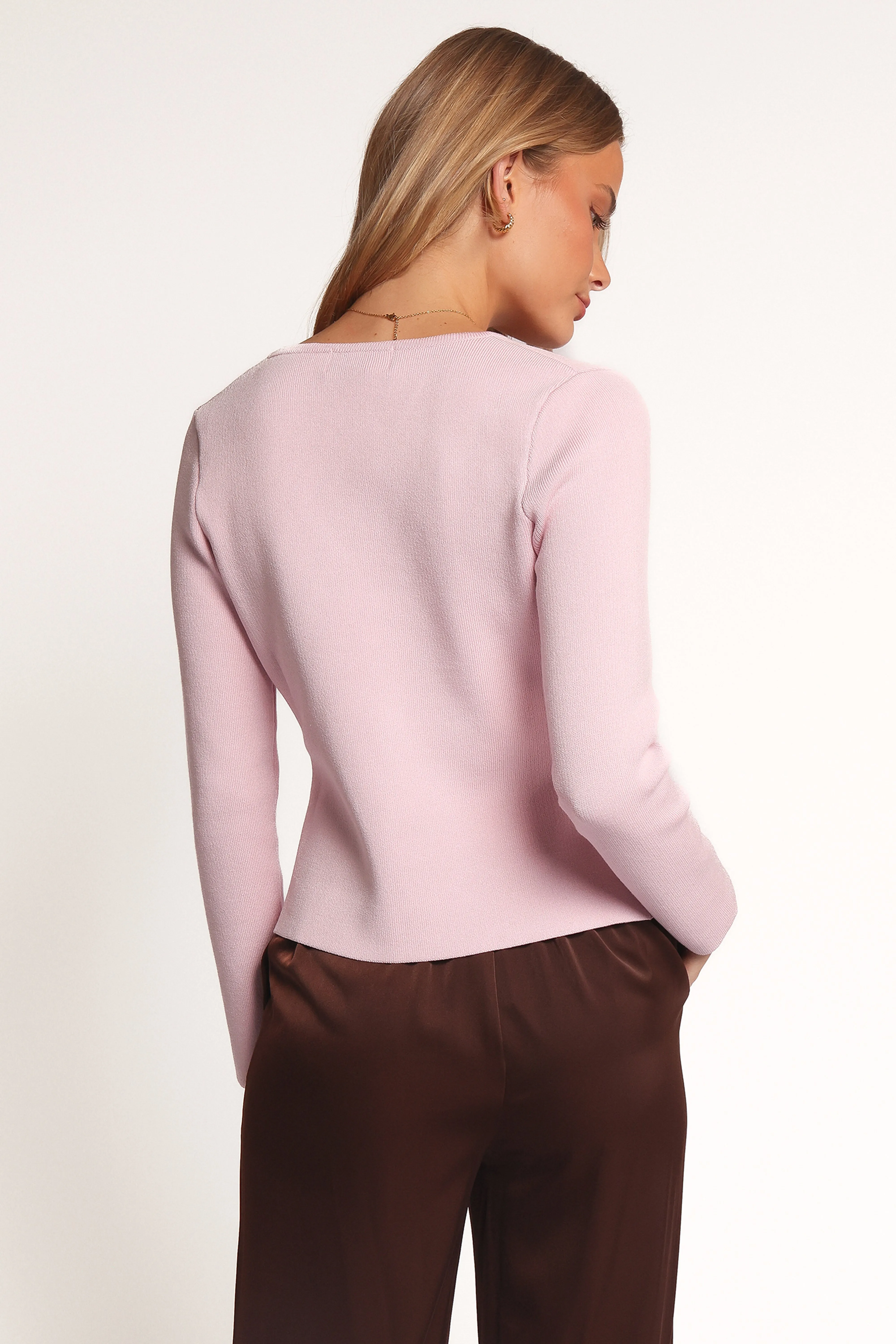 Perla Knit Cardigan - Pink sold by Petal & Pup product image thumbnail 5