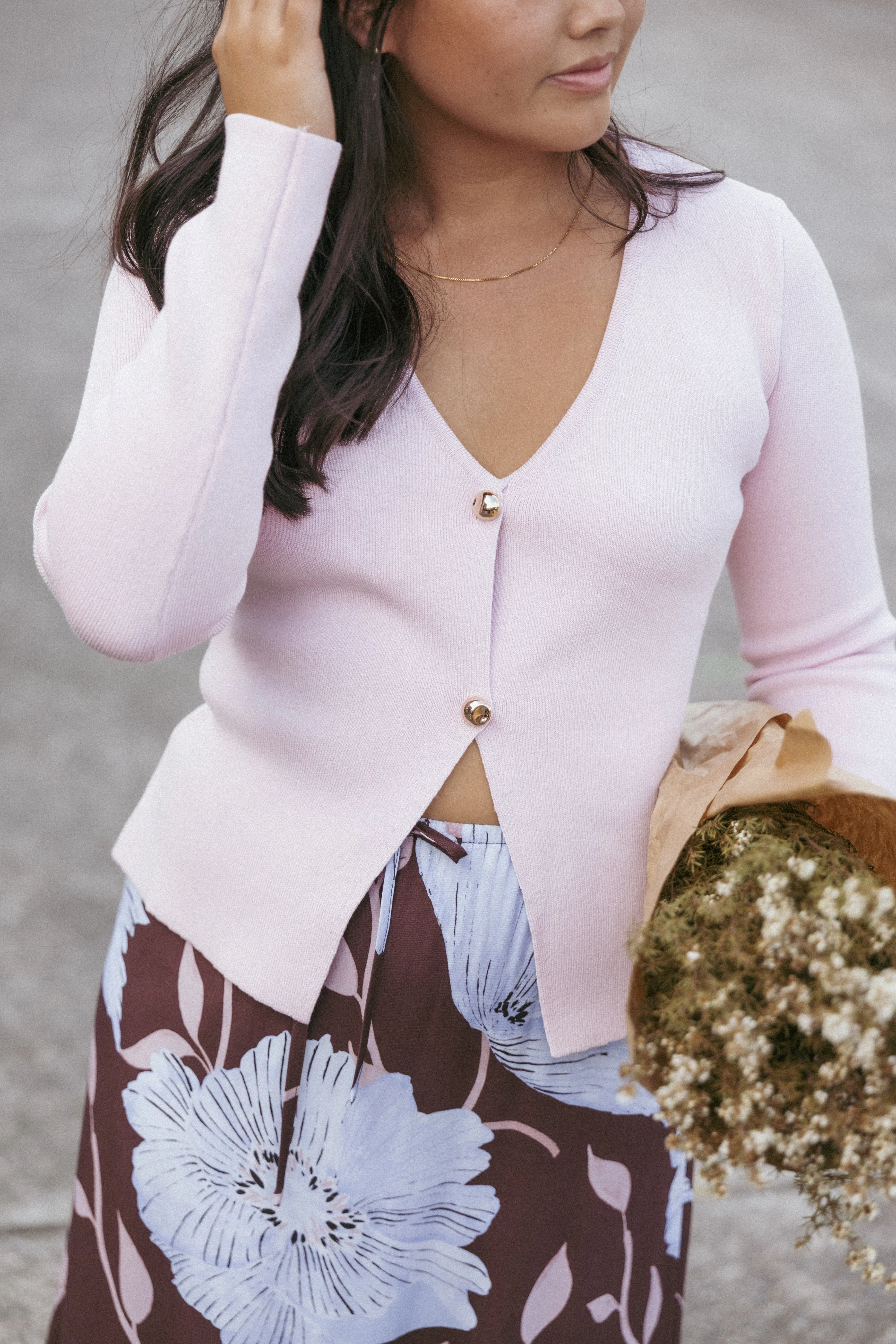 Perla Knit Cardigan - Pink sold by Petal & Pup