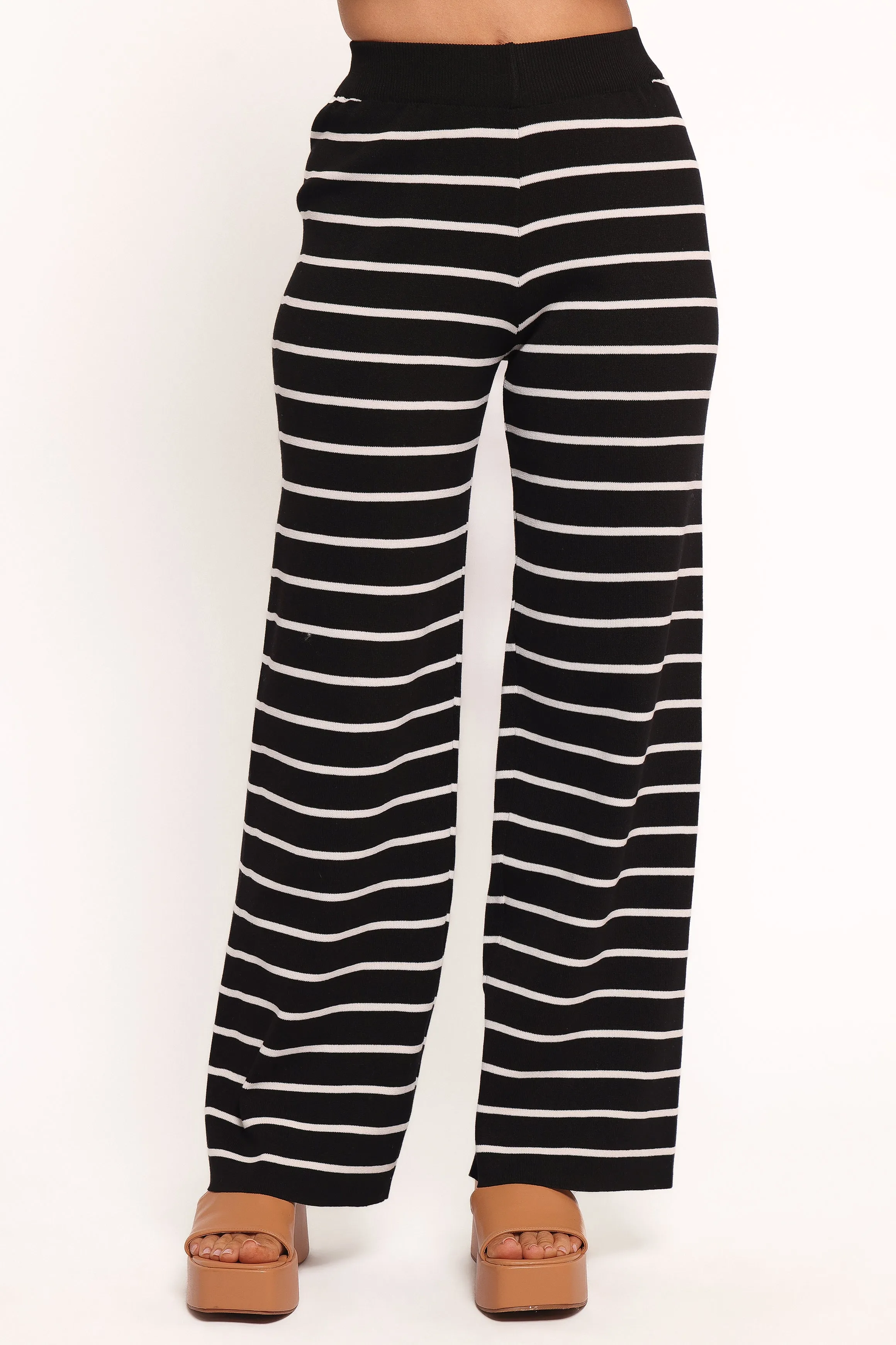 Juna Knitted Pant Set - Black White Stripe sold by Petal & Pup product image thumbnail 5