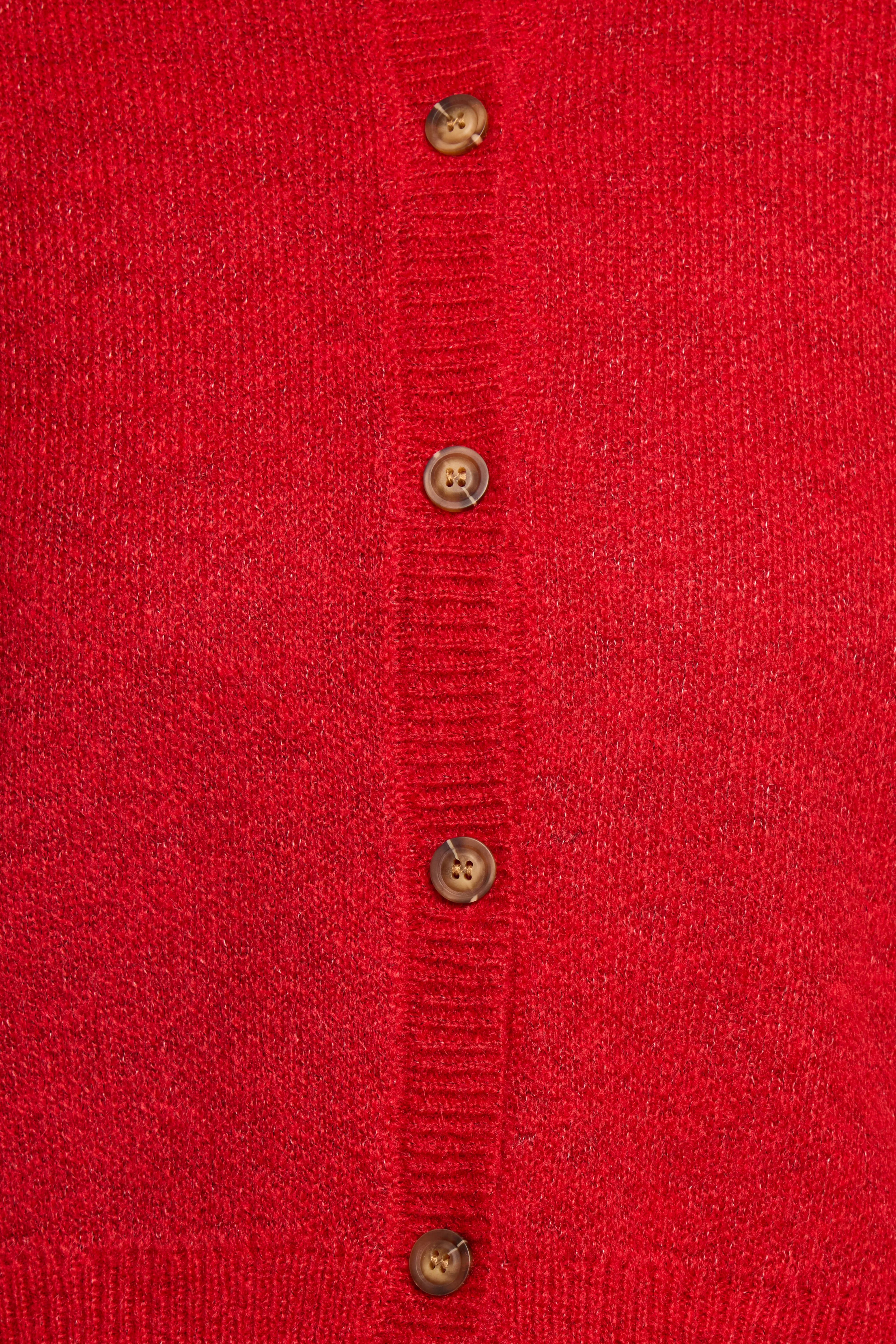 Naya Collar Cardigan - Red sold by Petal & Pup product image thumbnail 5
