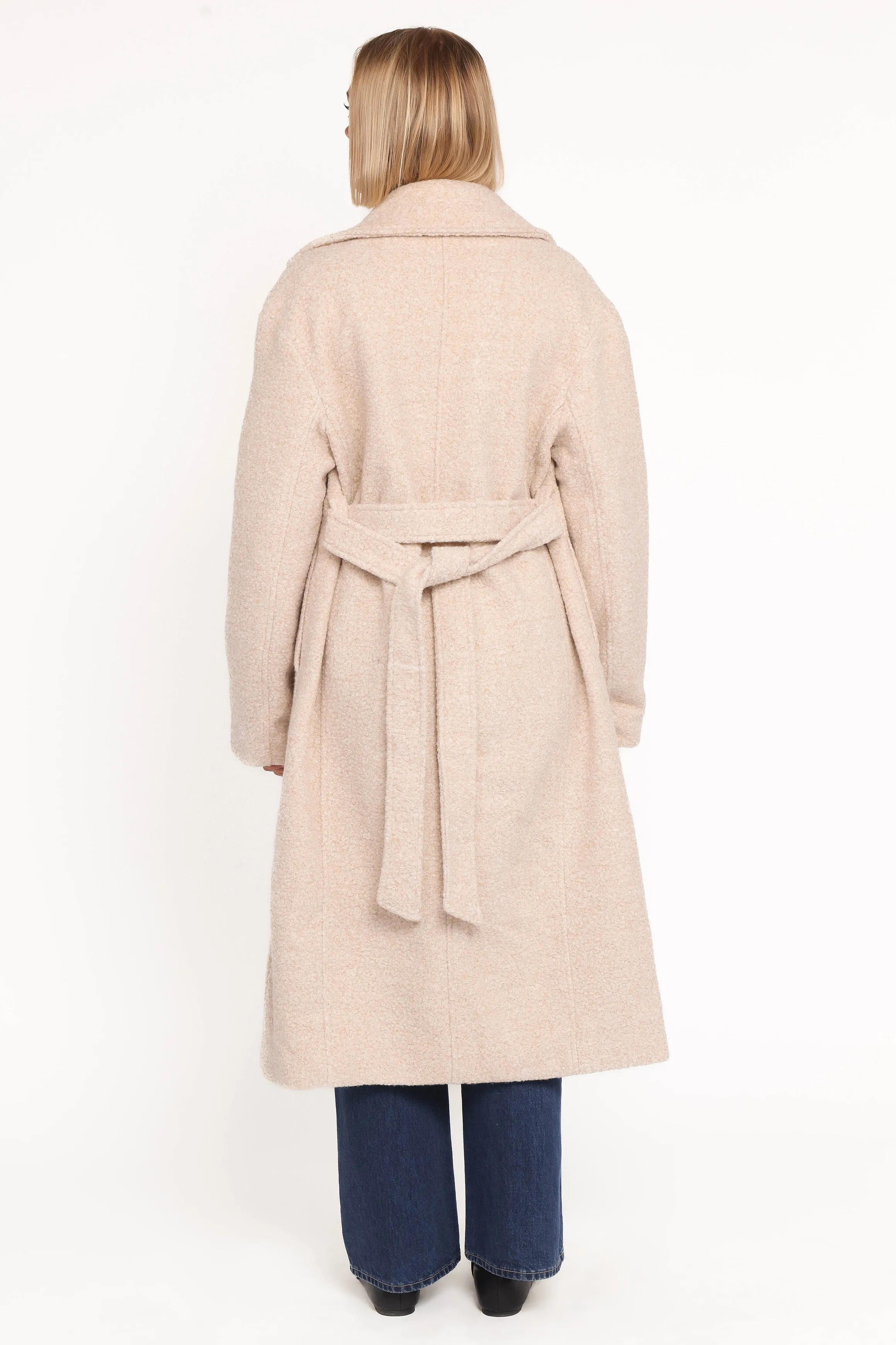 Goodie Shearling Coat - Cream sold by Petal & Pup product image thumbnail 3